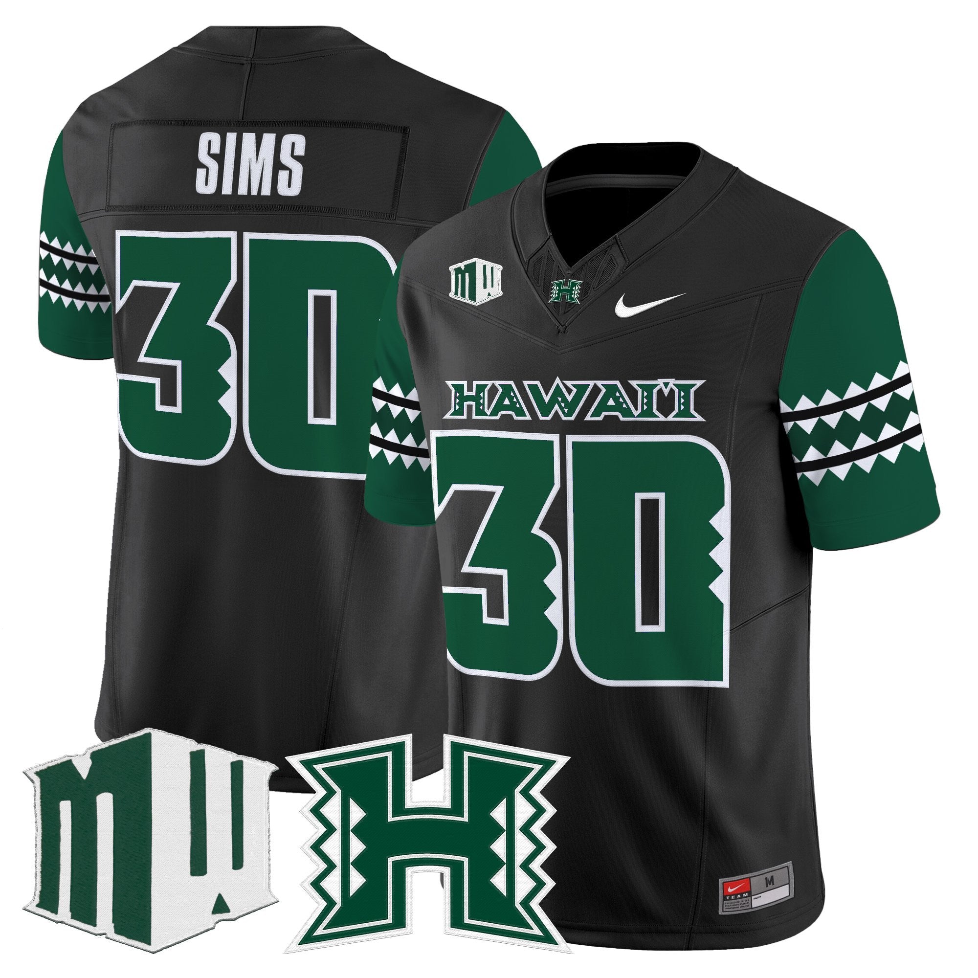Men's Hawai'i Rainbow Warriors 2025 Vapor Limited Jersey - All Stitched