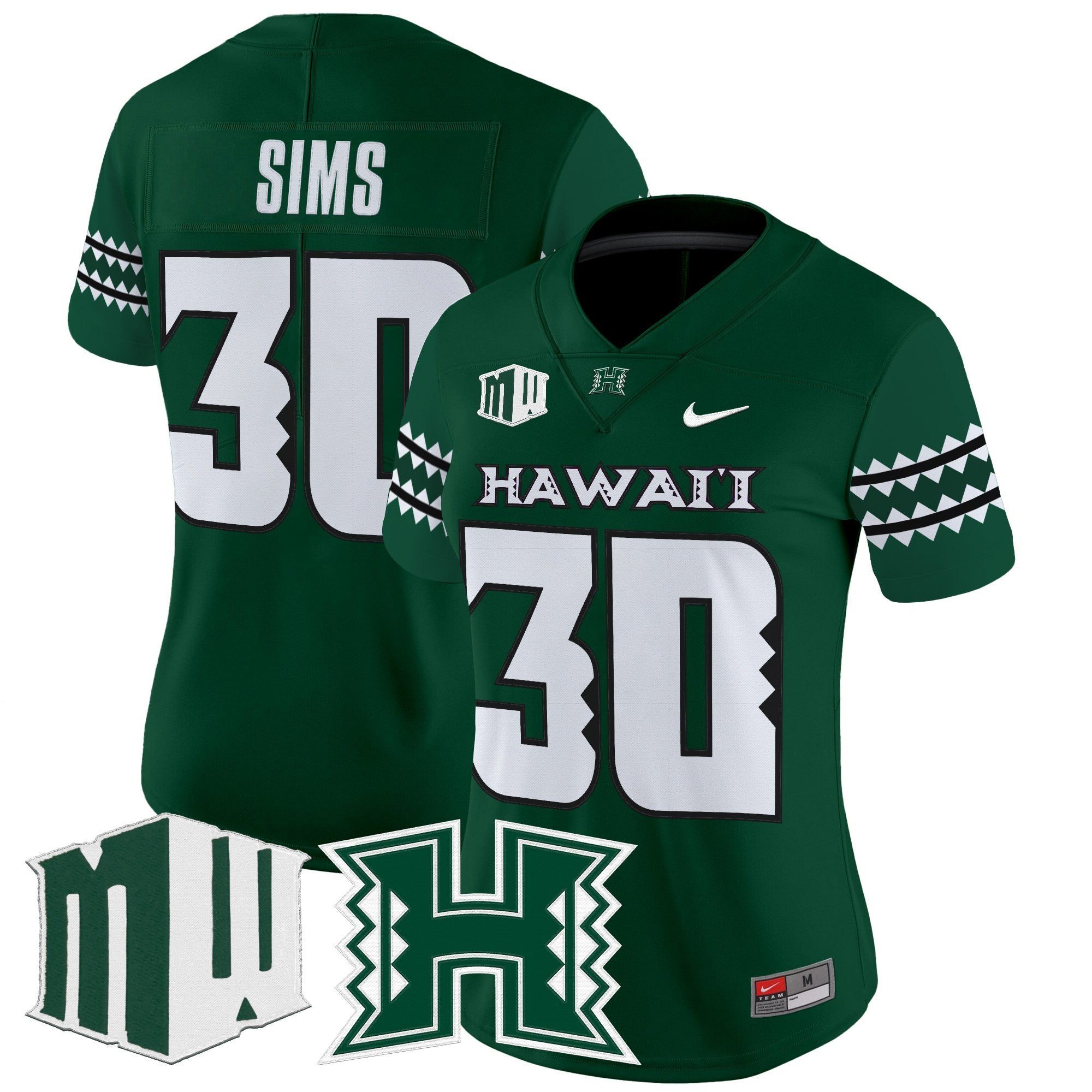 Women's Hawai'i Rainbow Warriors 2025 Vapor Limited Jersey - All Stitched