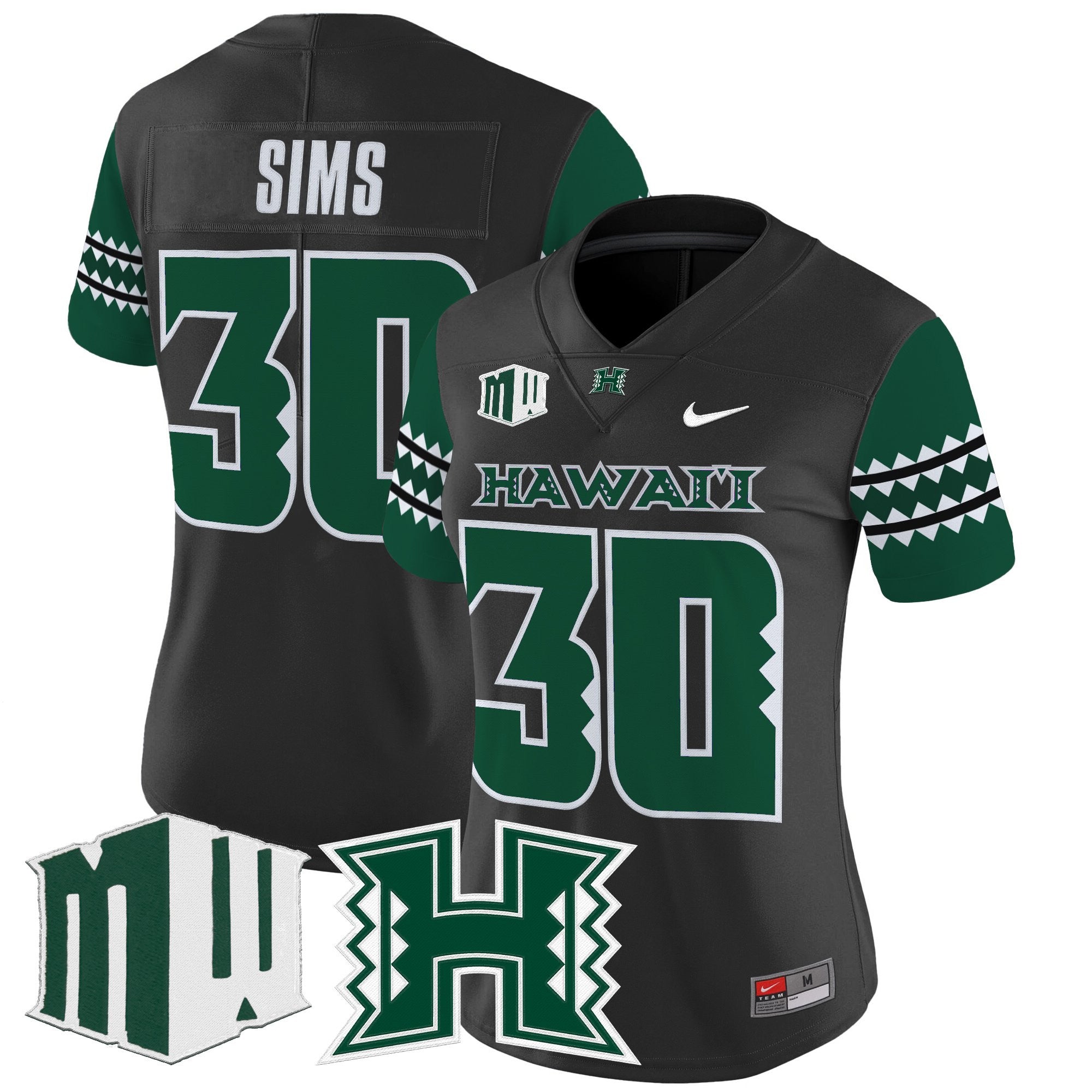 Women's Hawai'i Rainbow Warriors 2025 Vapor Limited Jersey - All Stitched