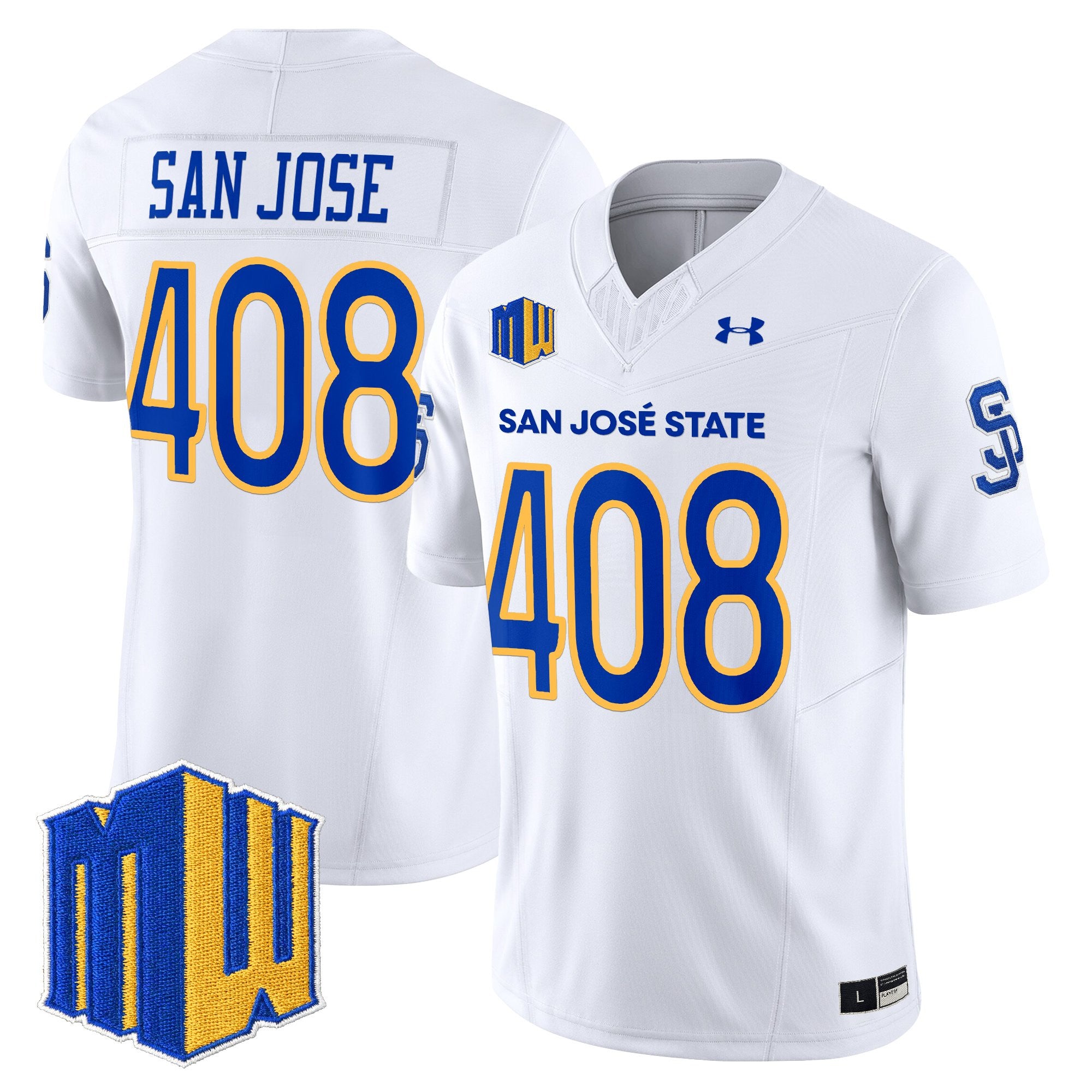 Men's San José State Spartans 2025 Vapor Limited Jersey - All Stitched