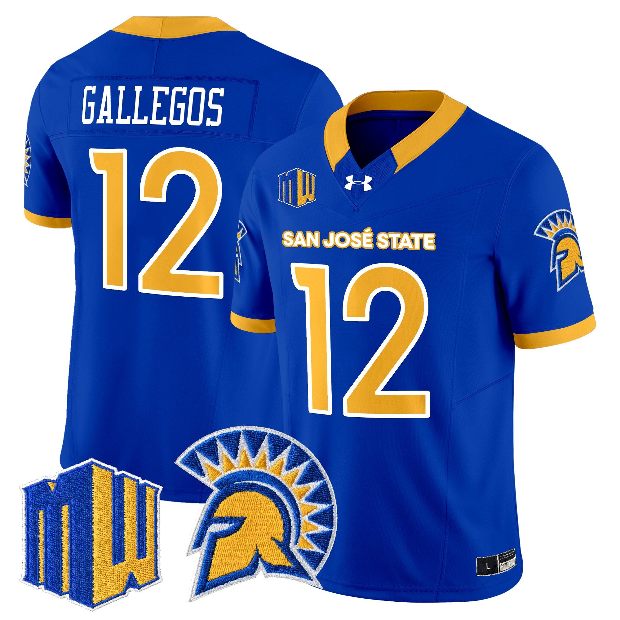 Men's San José State Spartans 2025 Vapor Limited Jersey - All Stitched