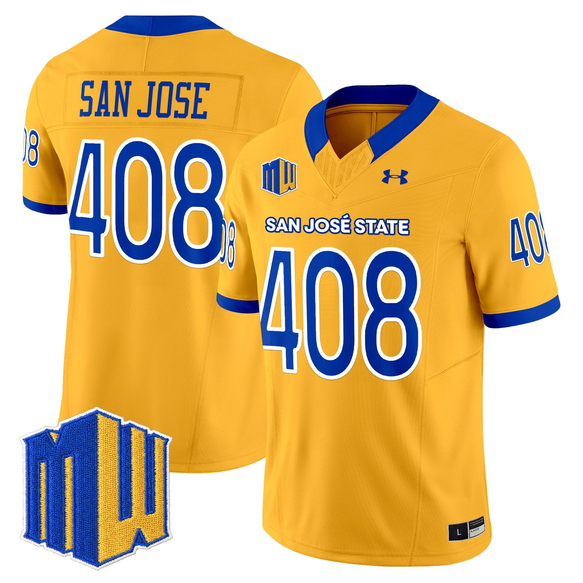 Men's San José State Spartans 2025 Vapor Limited Jersey - All Stitched