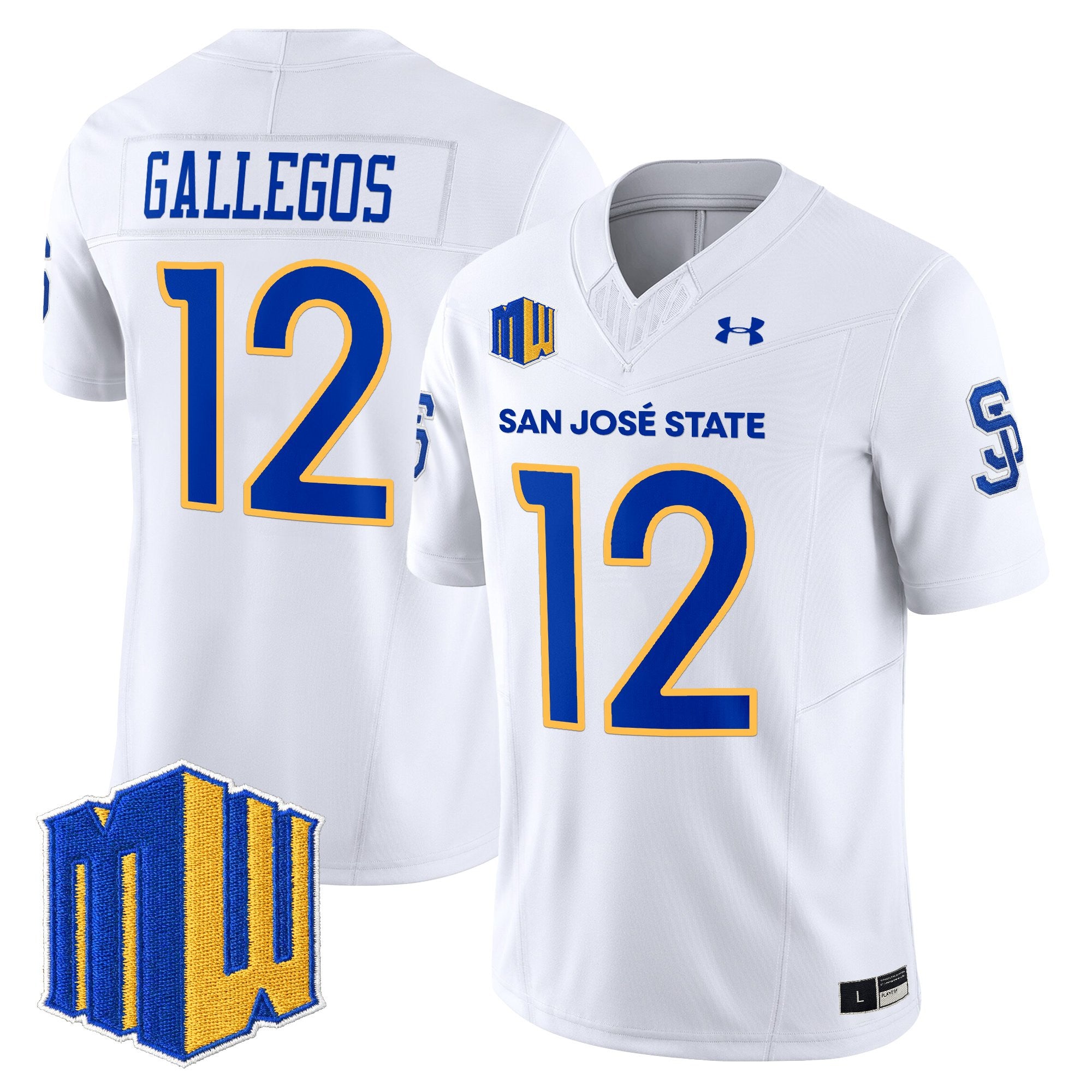 Men's San José State Spartans 2025 Vapor Limited Jersey - All Stitched