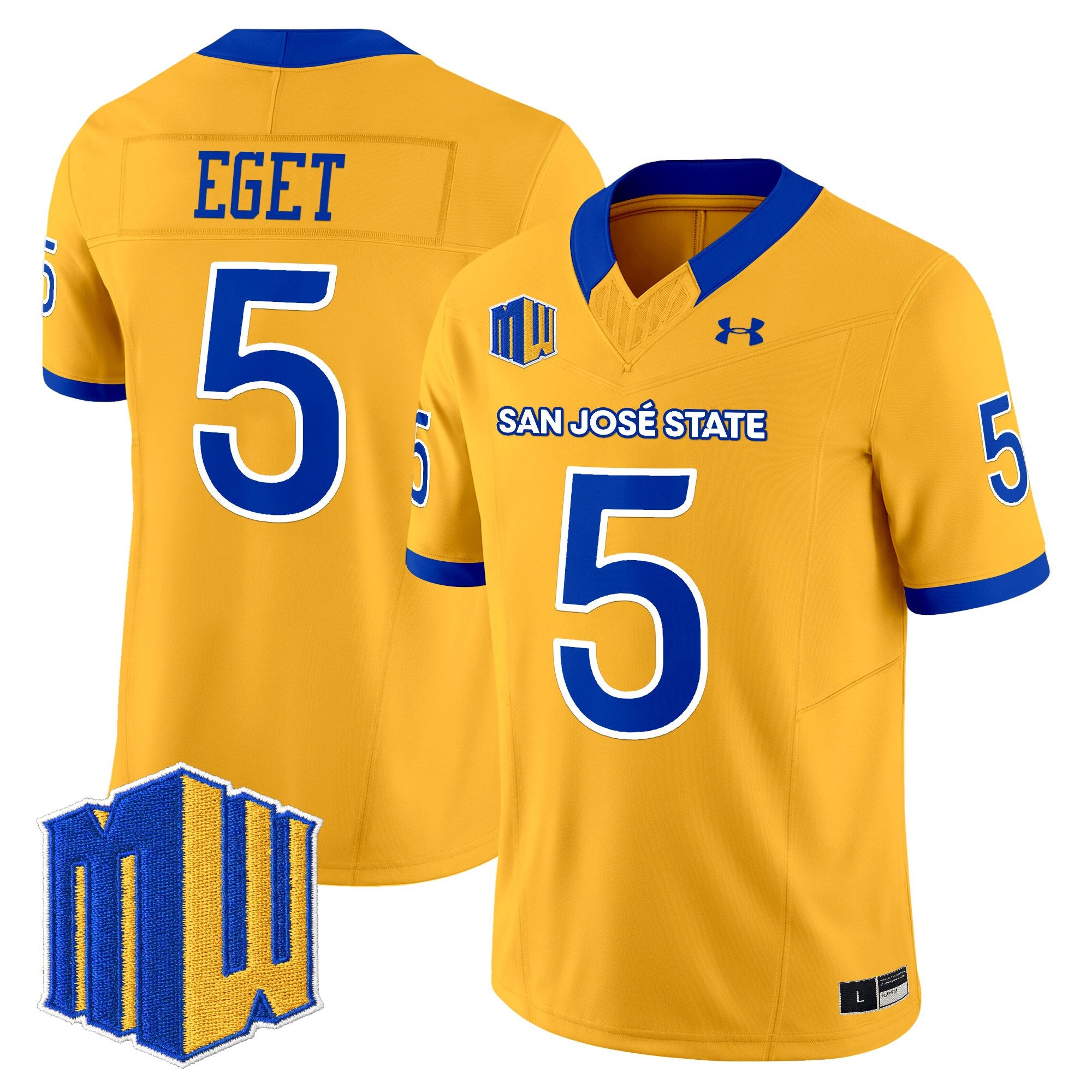 Men's San José State Spartans 2025 Vapor Limited Jersey - All Stitched