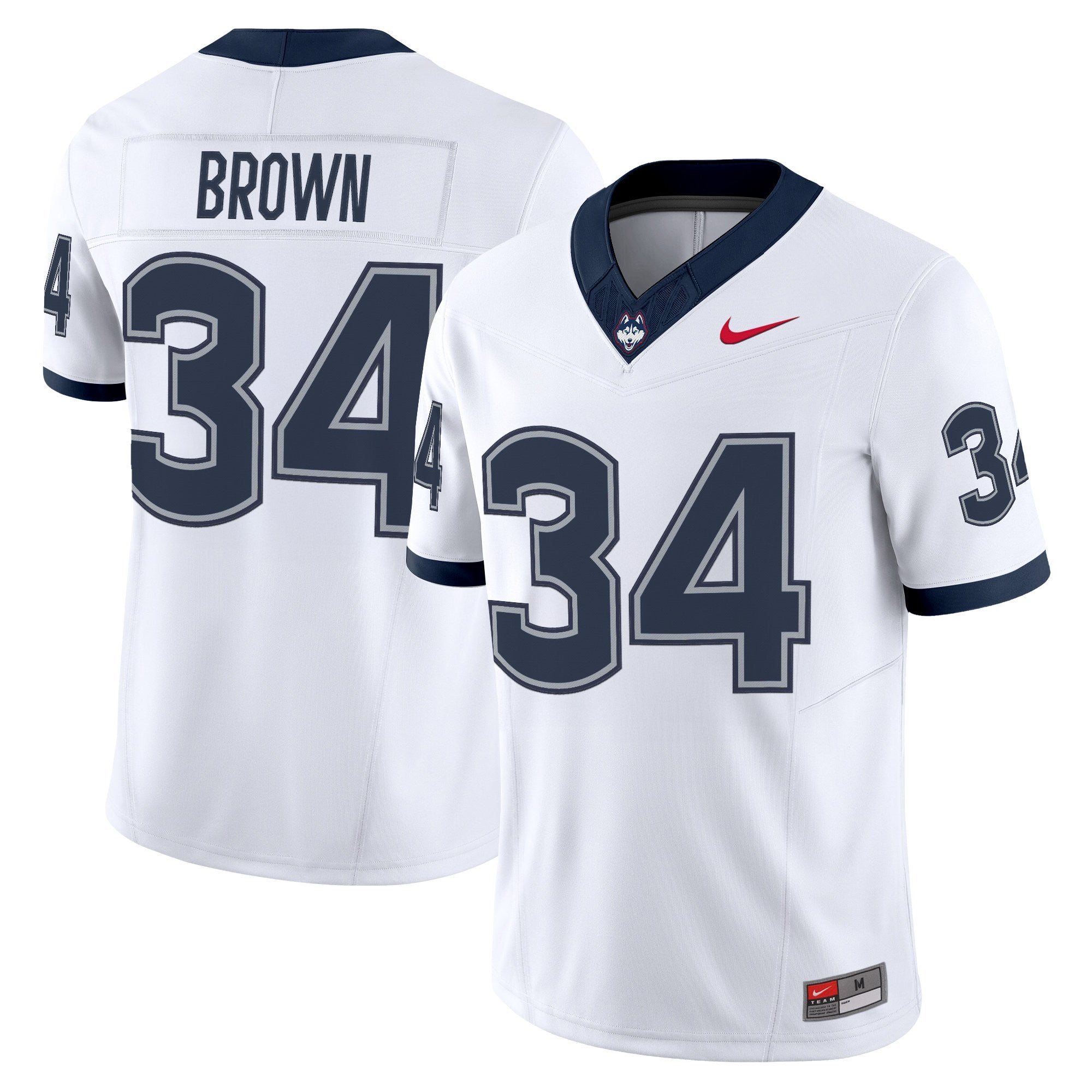 Men's UConn Huskies 2025 Vapor Limited Jersey - All Stitched