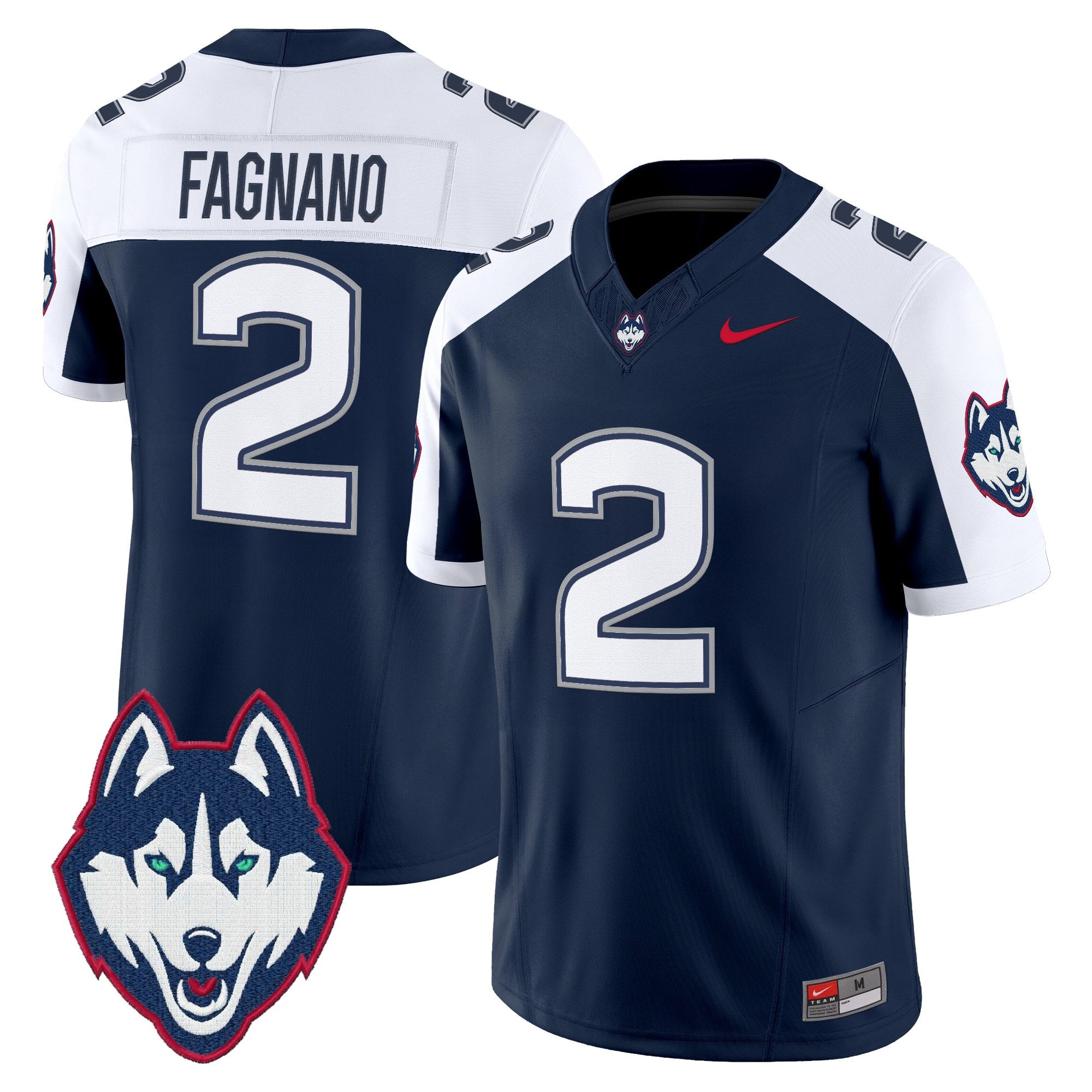 Men's UConn Huskies 2025 Vapor Limited Jersey - All Stitched