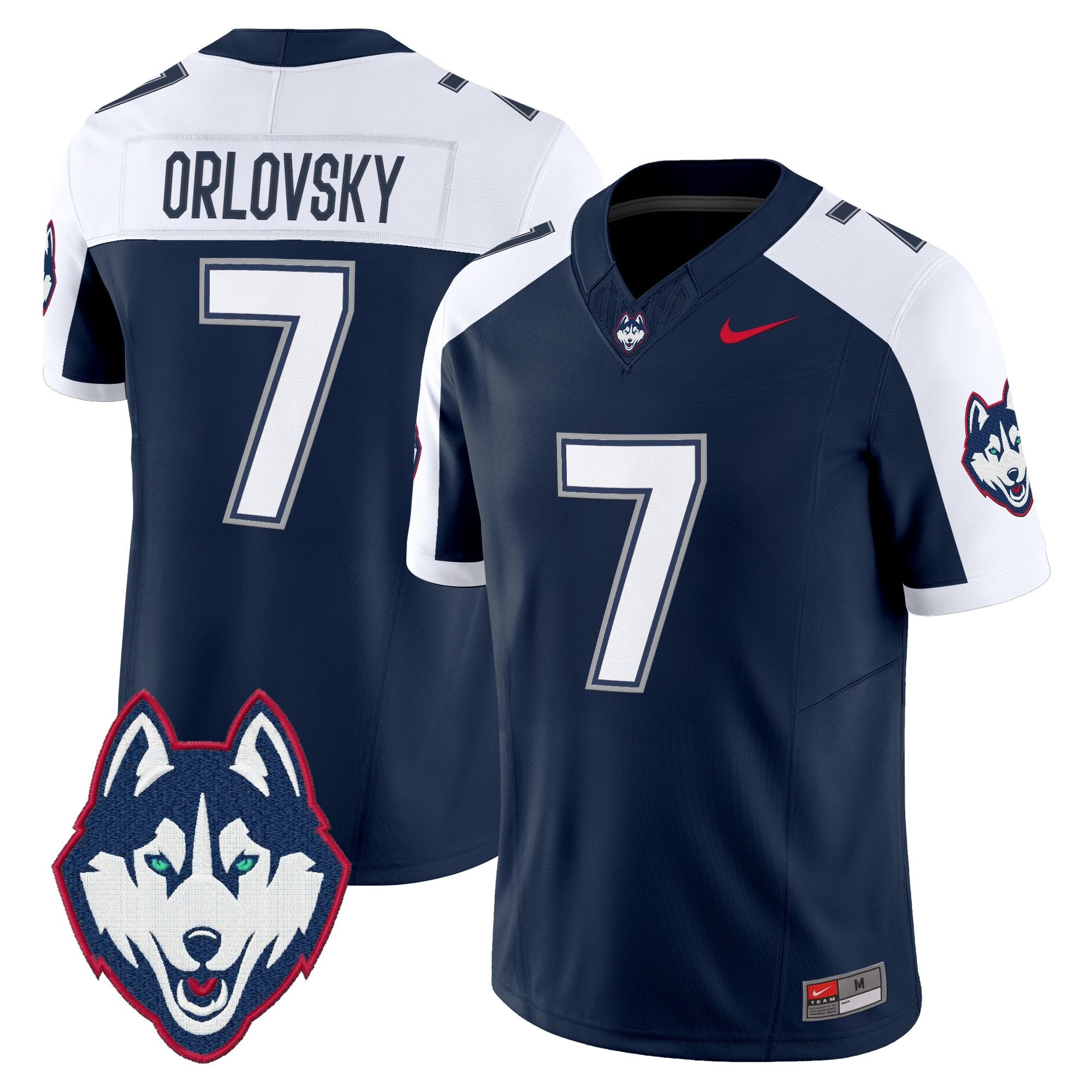 Men's UConn Huskies 2025 Vapor Limited Jersey - All Stitched