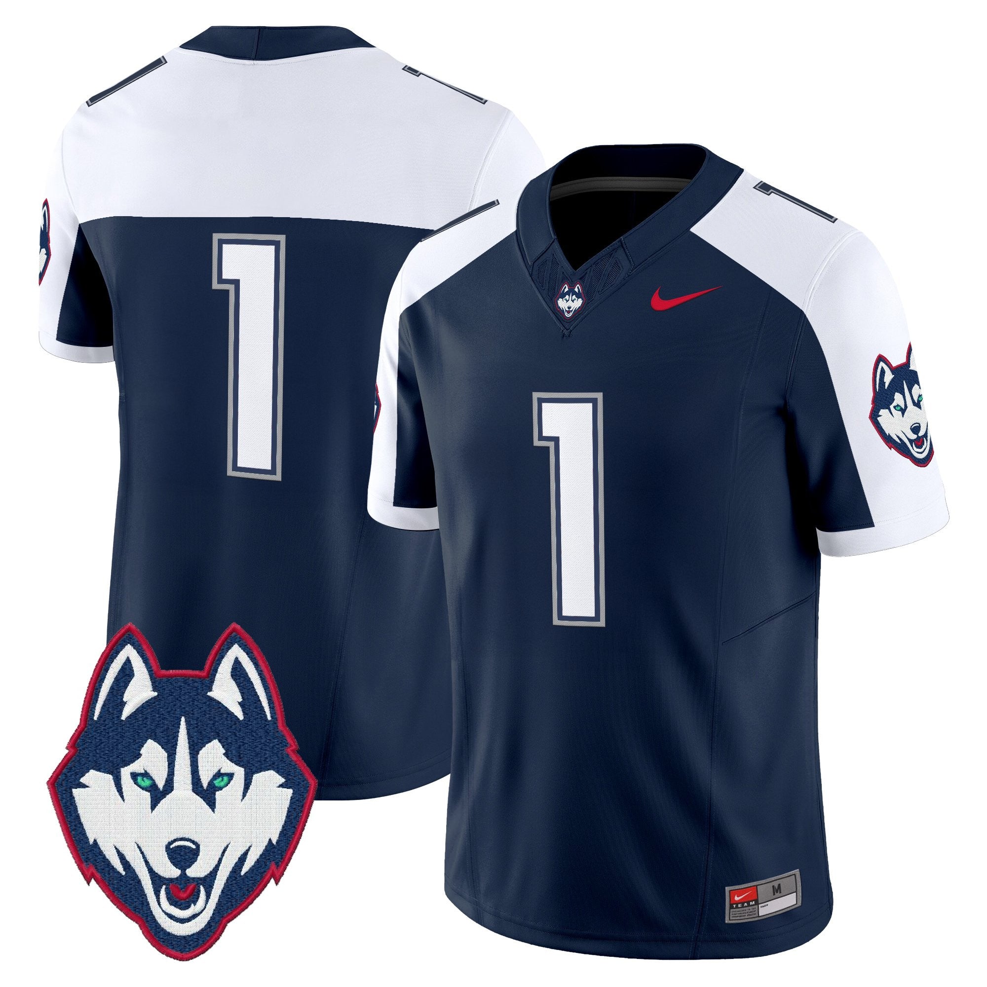 Men's UConn Huskies 2025 Vapor Limited Jersey - All Stitched