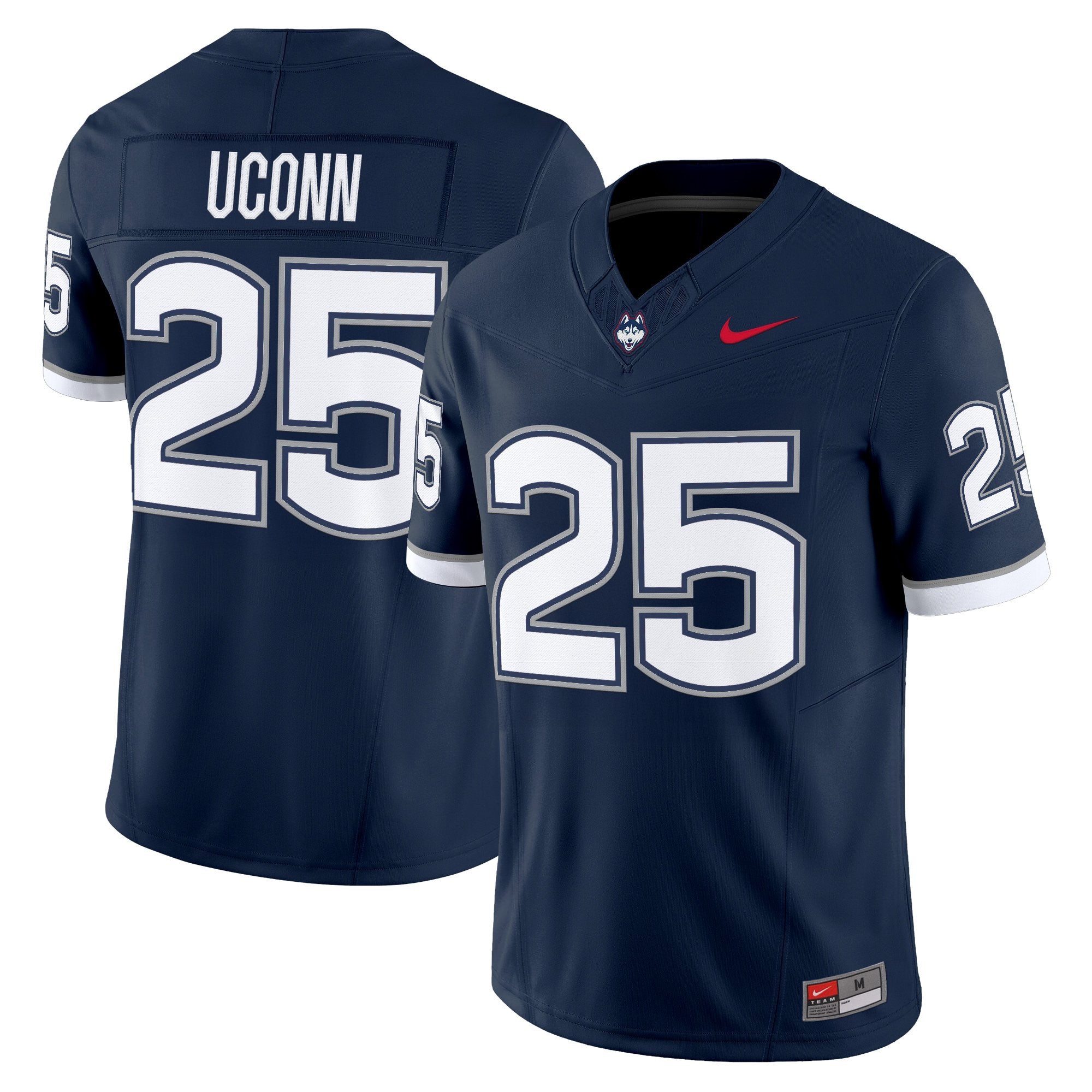 Men's UConn Huskies 2025 Vapor Limited Jersey - All Stitched