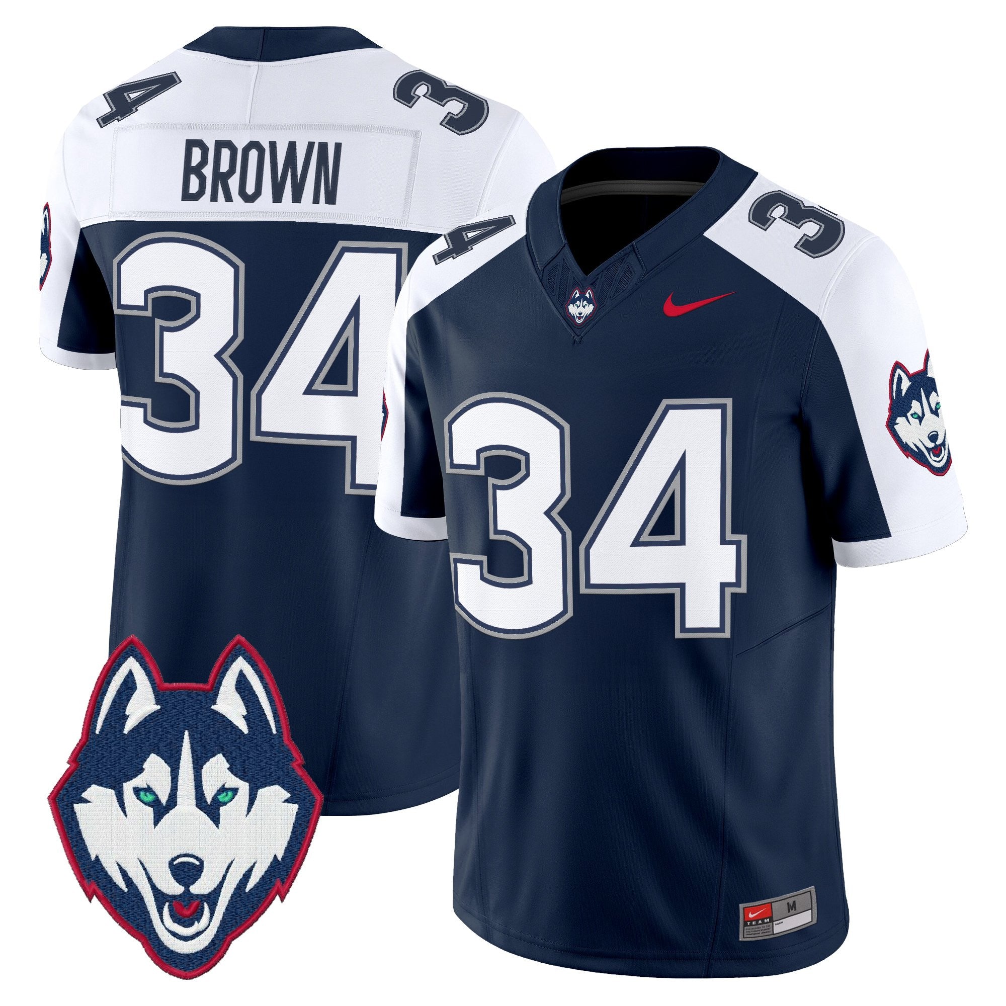 Men's UConn Huskies 2025 Vapor Limited Jersey - All Stitched