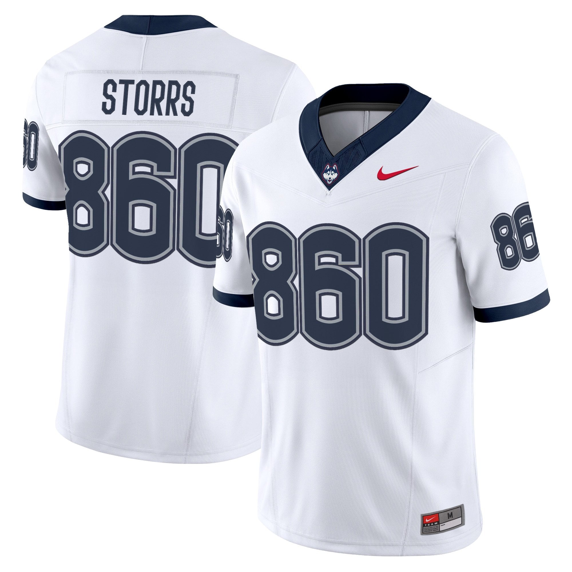 Men's UConn Huskies 2025 Vapor Limited Jersey - All Stitched