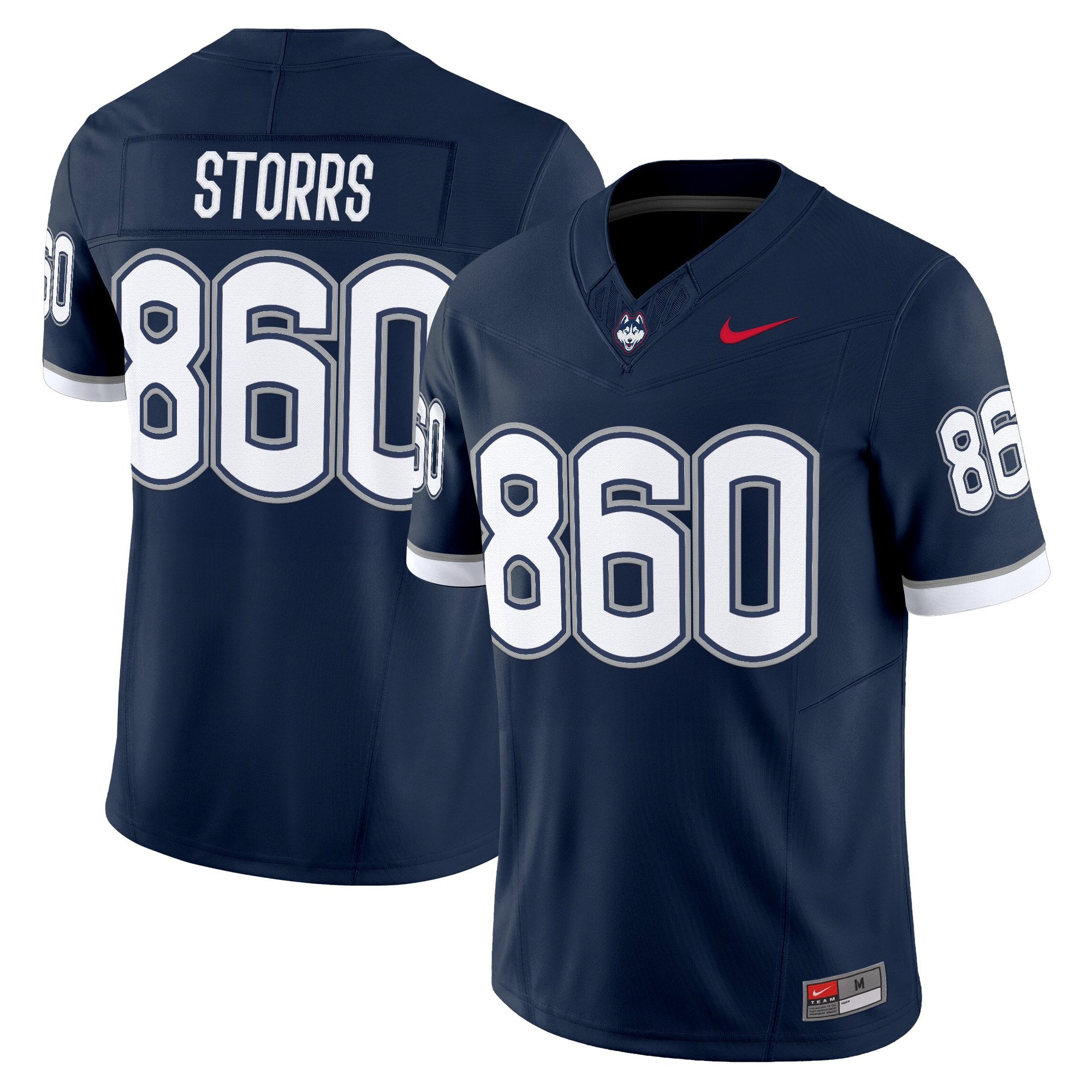 Men's UConn Huskies 2025 Vapor Limited Jersey - All Stitched