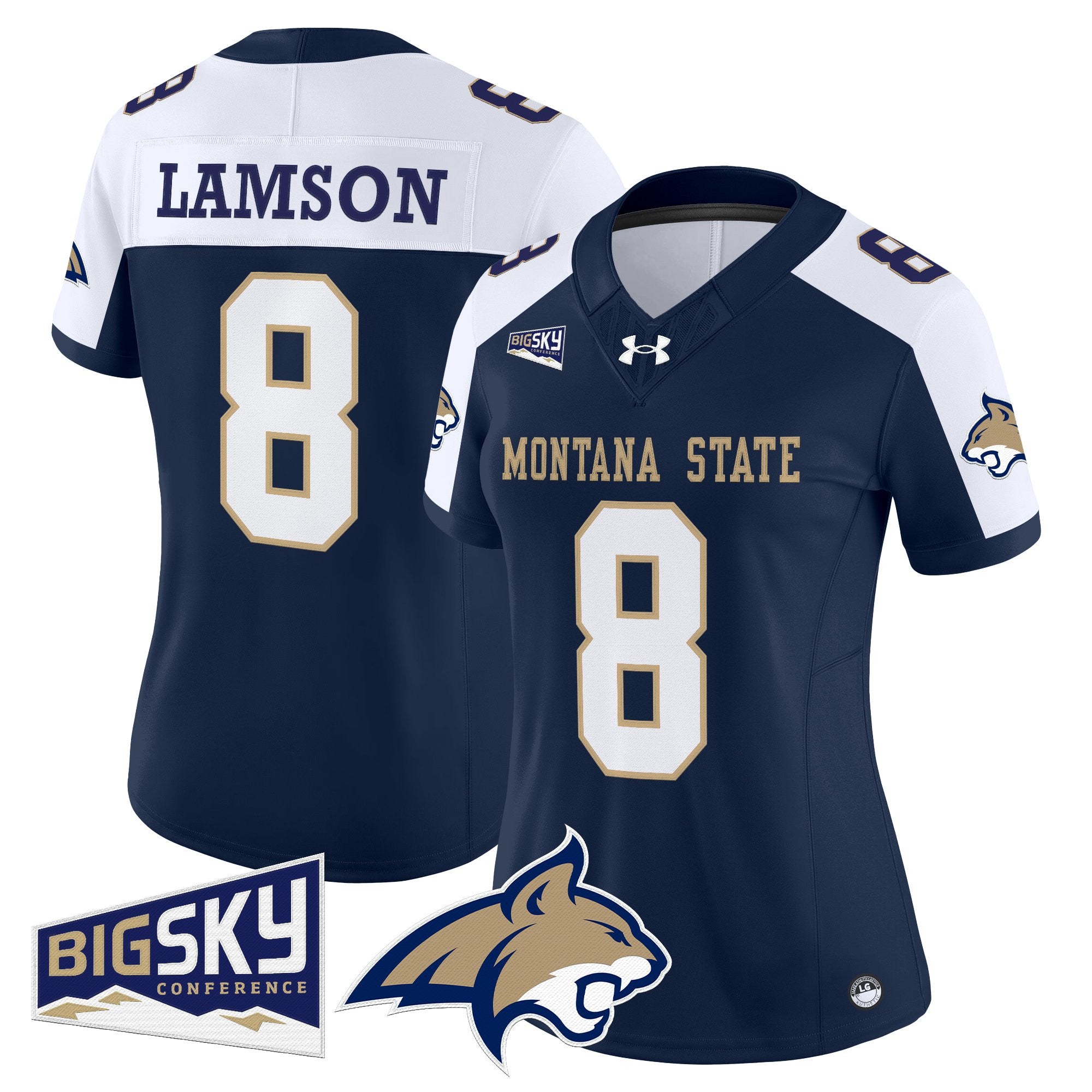Women's Montana State Bobcats 2025 Vapor Limited Jersey - All Stitched