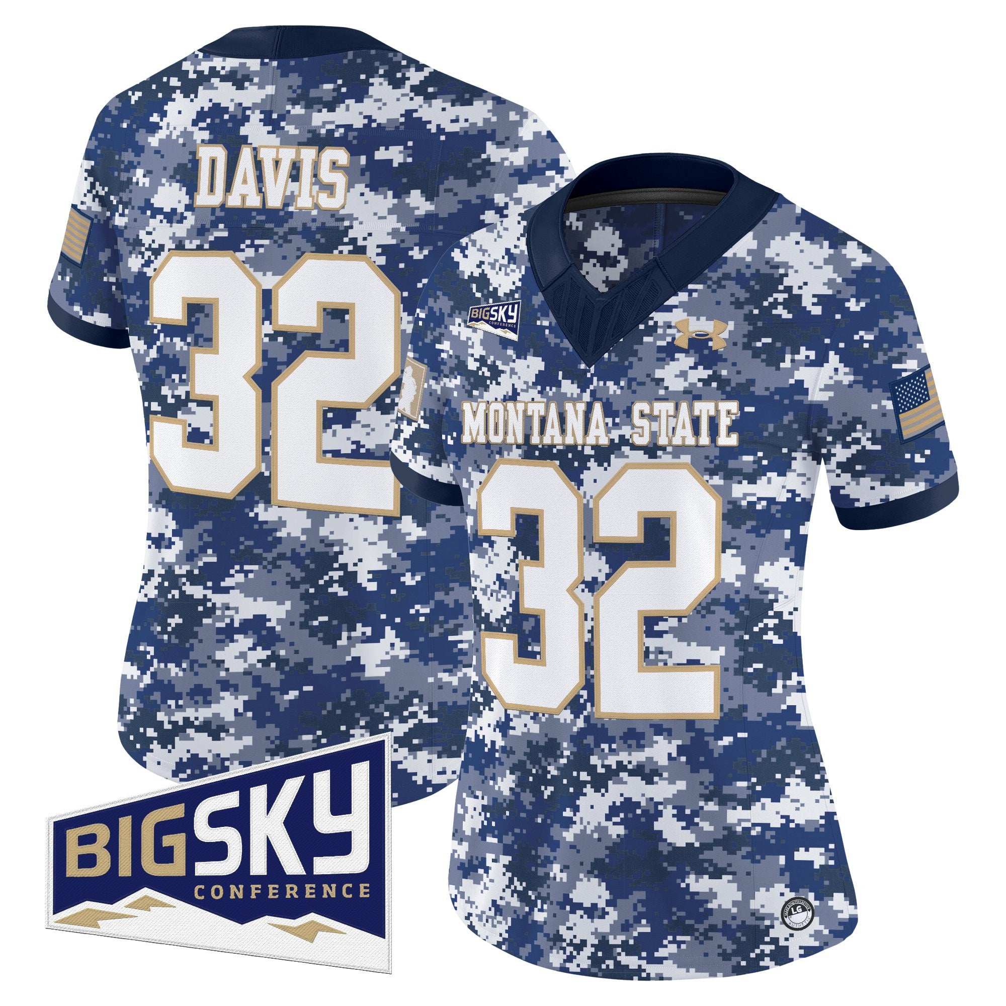Women's Montana State Bobcats 2025 Vapor Limited Jersey - All Stitched