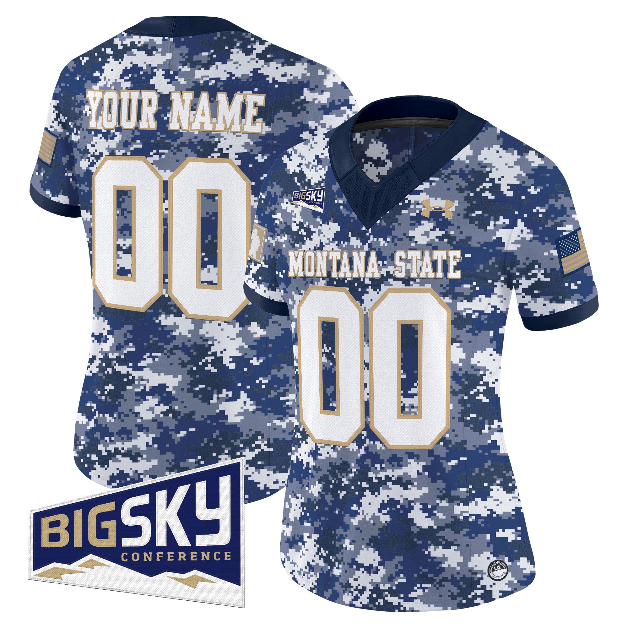 Montana State Bobcats 2025 Vapor Limited Custom Jersey - All Stitched