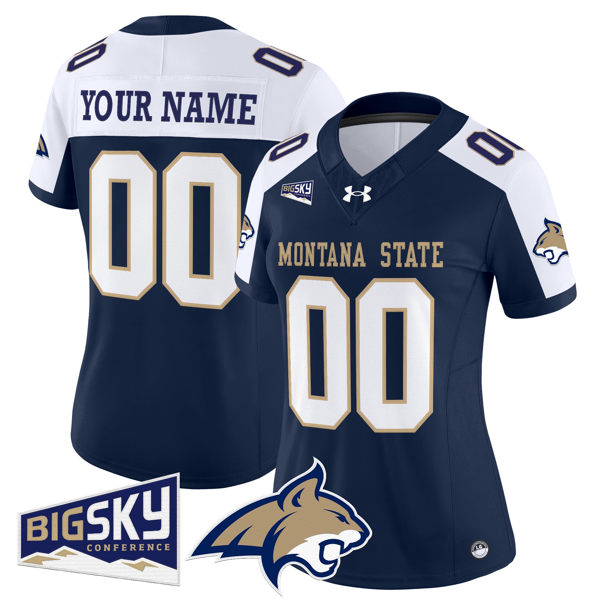 Montana State Bobcats 2025 Vapor Limited Custom Jersey - All Stitched