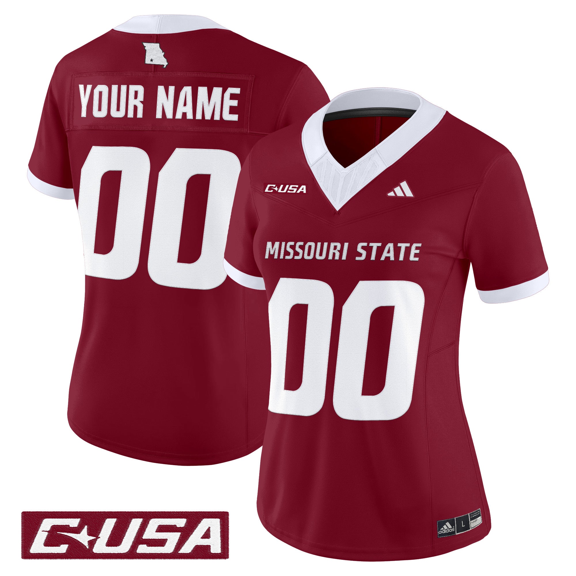 Missouri State Bears 2025 Vapor Limited Custom Jersey - All Stitched