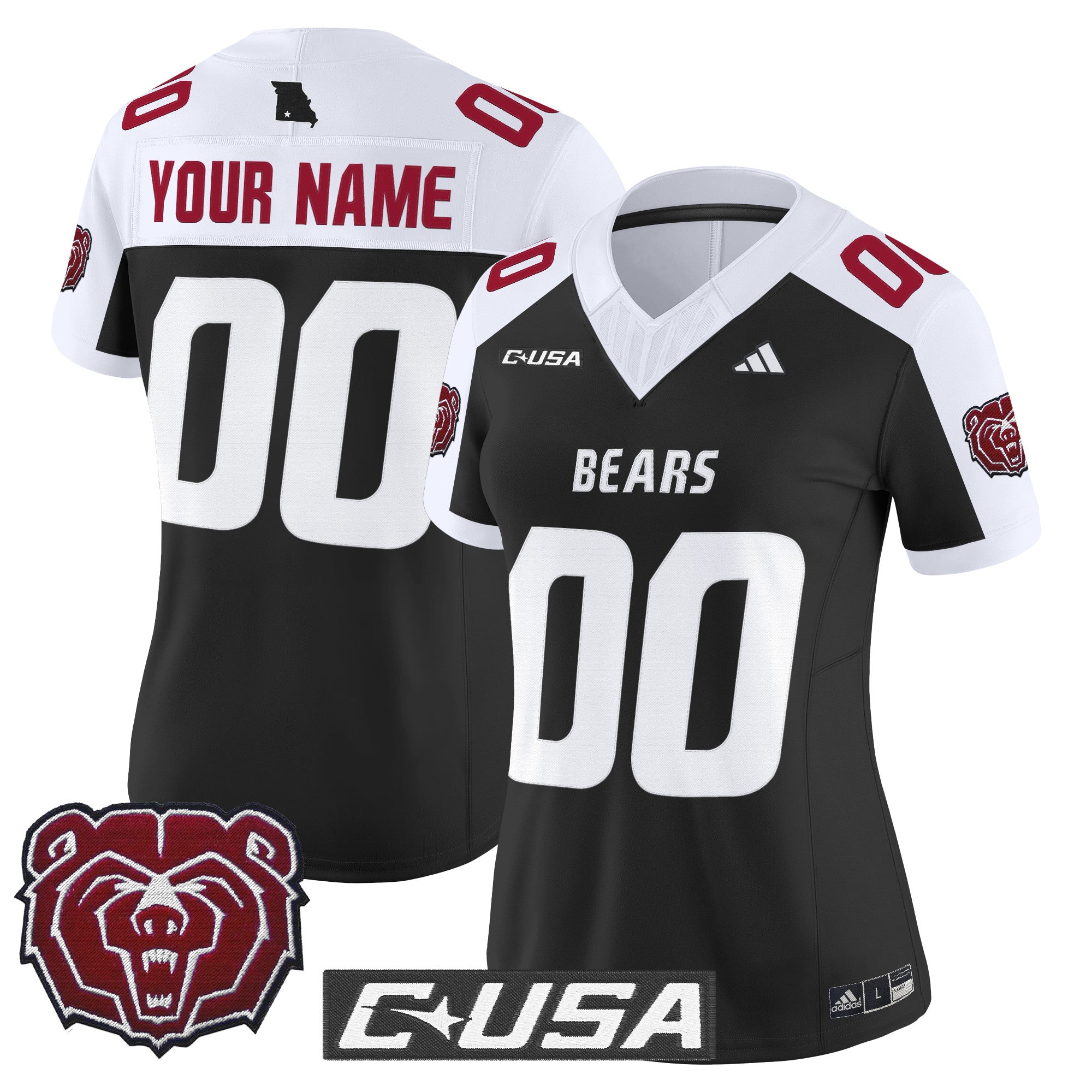 Missouri State Bears 2025 Vapor Limited Custom Jersey - All Stitched