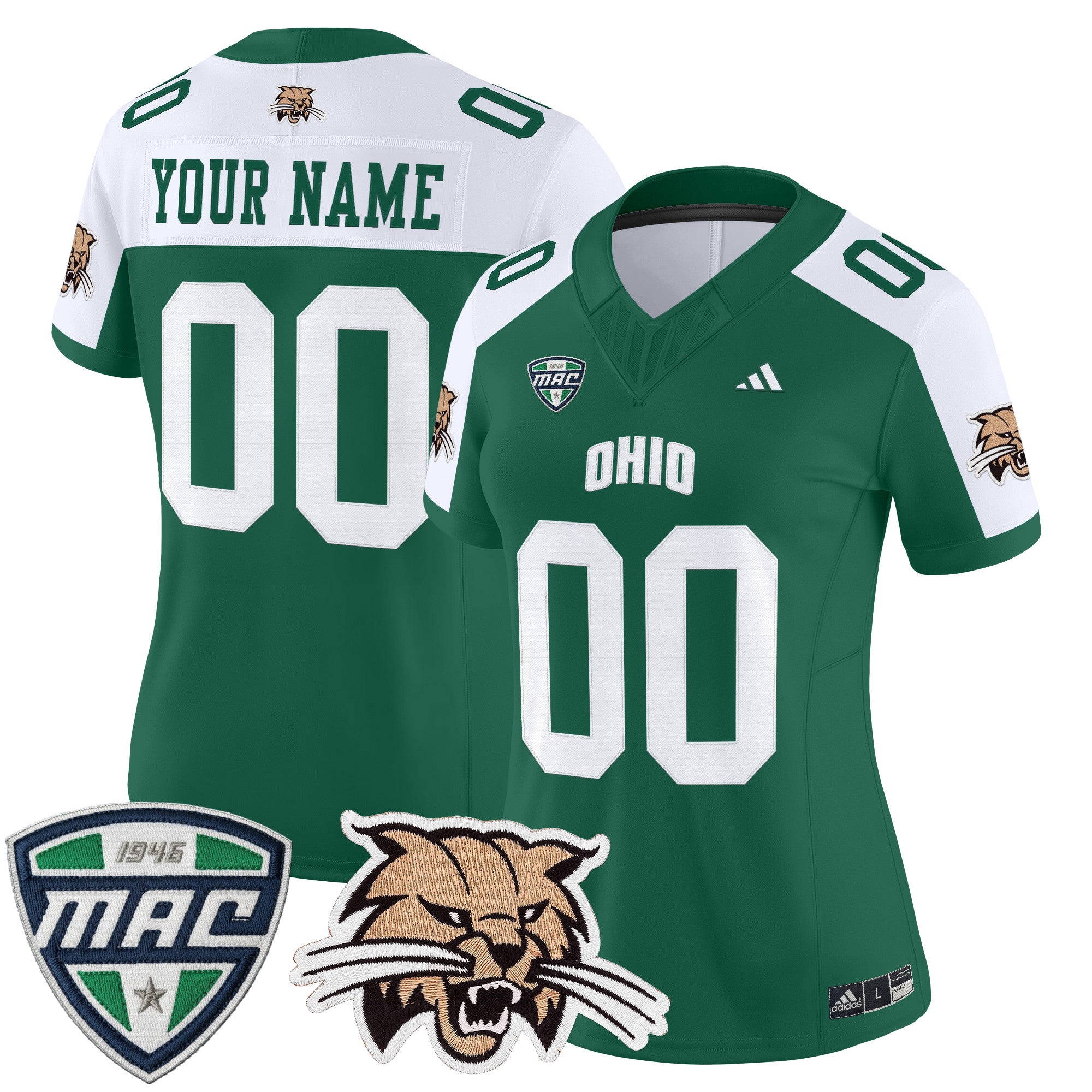 Ohio Bobcats 2025 Vapor Limited Custom Jersey - All Stitched