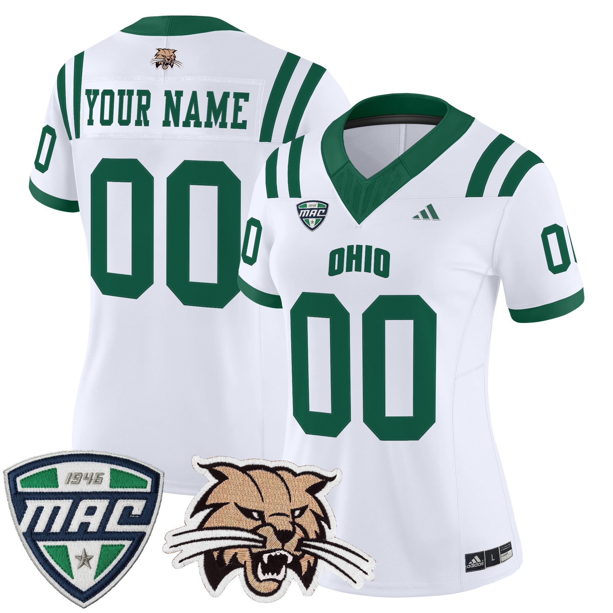 Ohio Bobcats 2025 Vapor Limited Custom Jersey - All Stitched