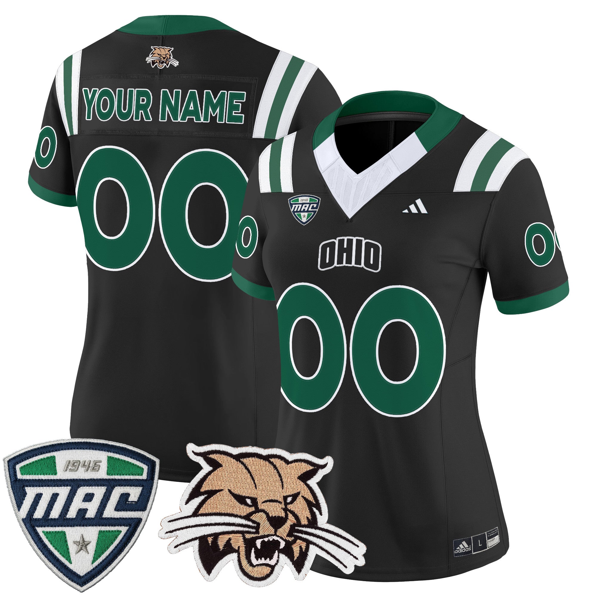 Ohio Bobcats 2025 Vapor Limited Custom Jersey - All Stitched