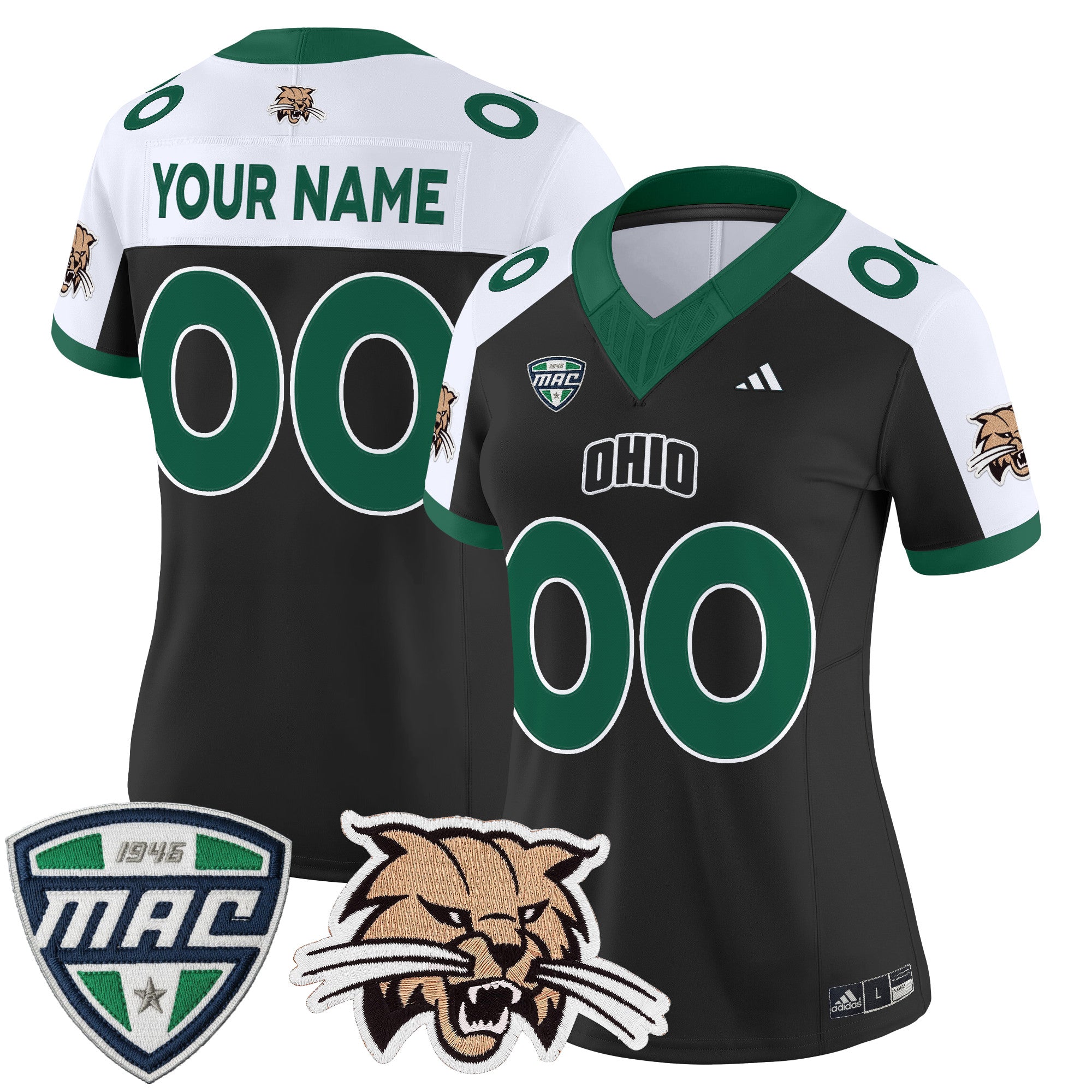 Ohio Bobcats 2025 Vapor Limited Custom Jersey - All Stitched