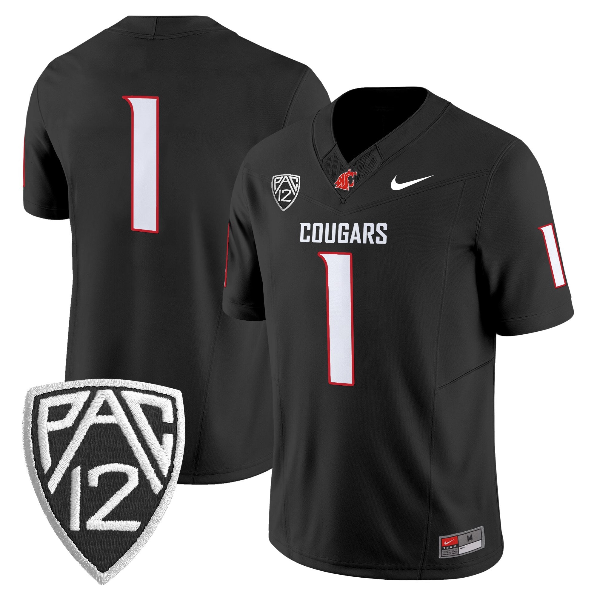 Men's Washington State Cougars 2025 Vapor Limited Jersey V2 - All Stitched