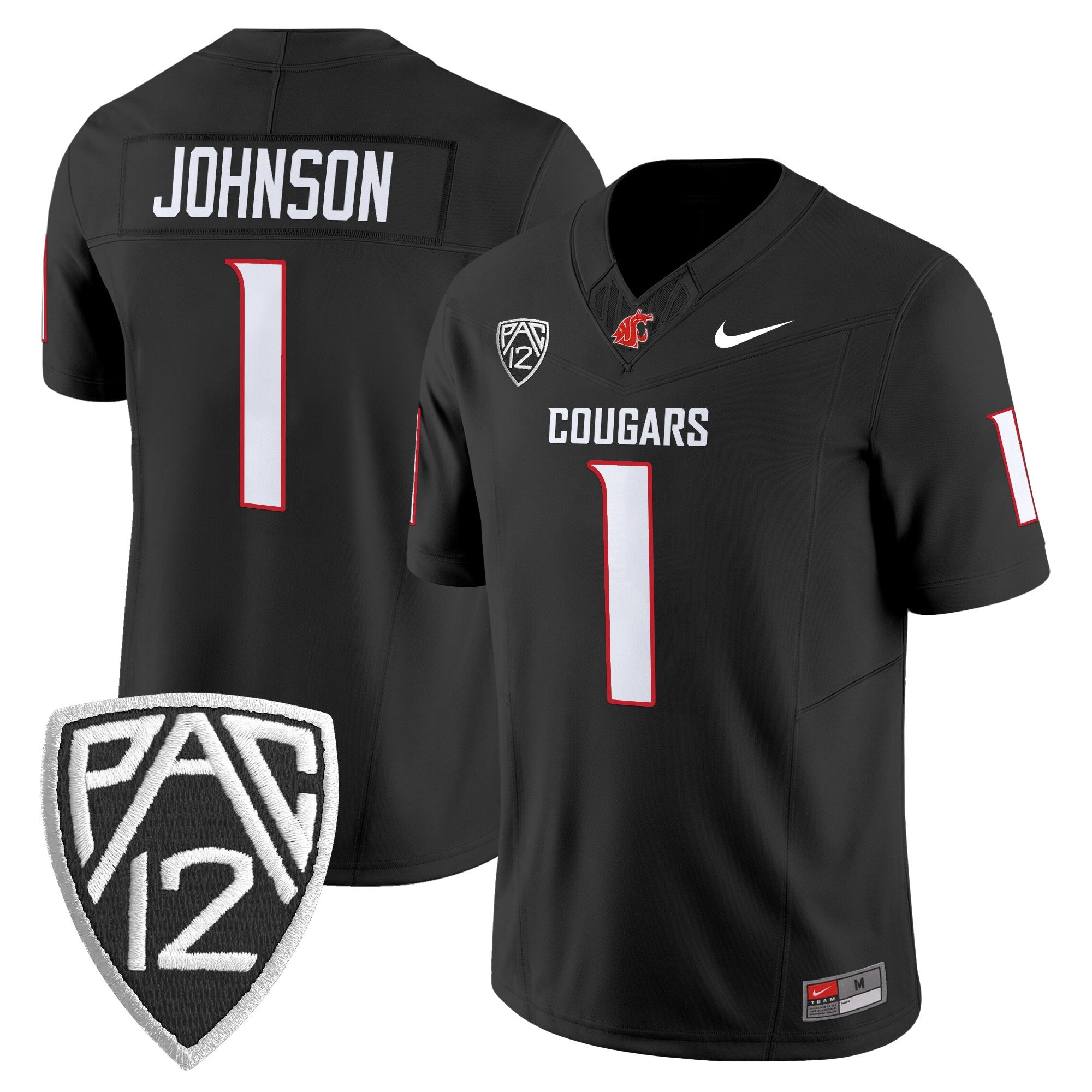 Men's Washington State Cougars 2025 Vapor Limited Jersey V2 - All Stitched
