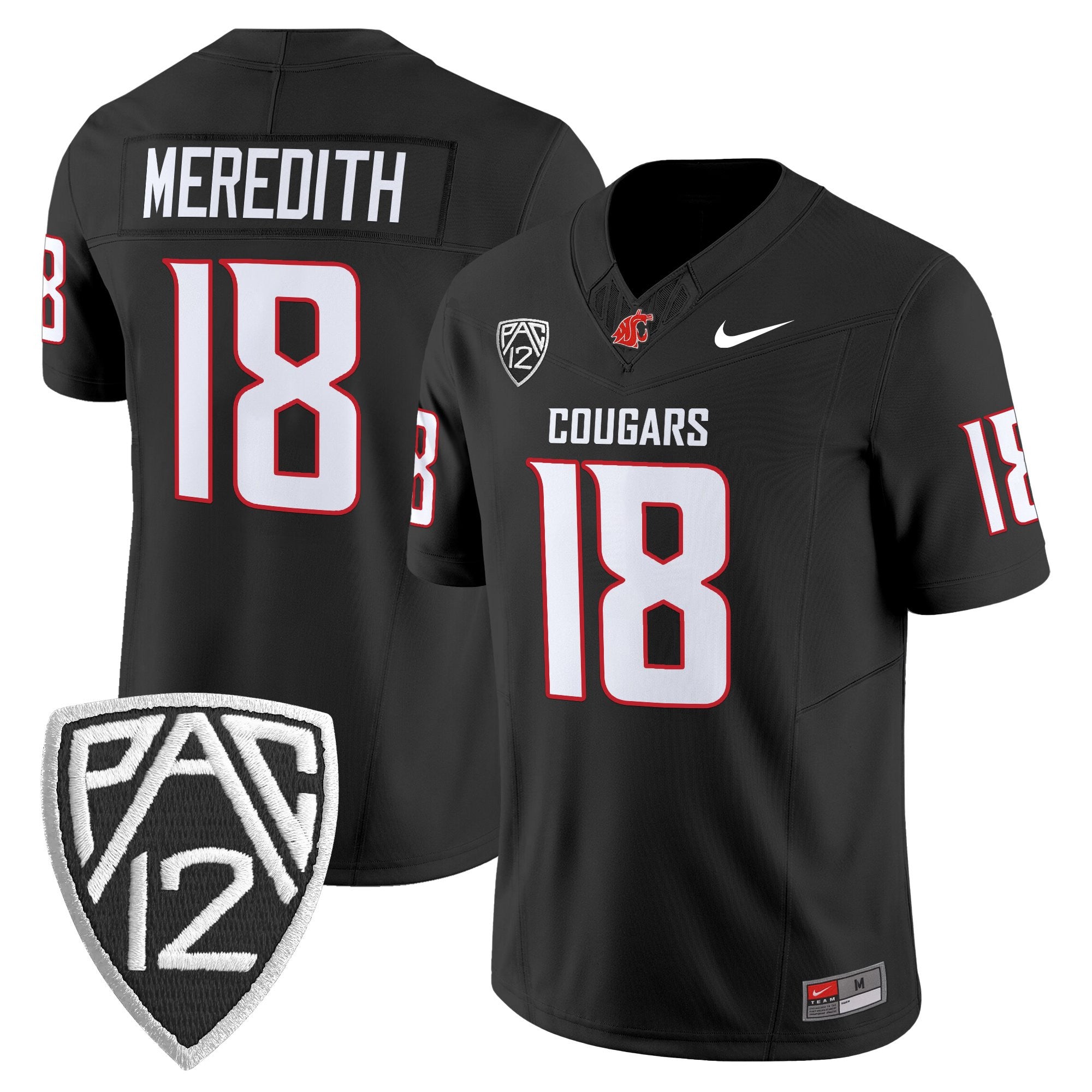 Men's Washington State Cougars 2025 Vapor Limited Jersey V2 - All Stitched