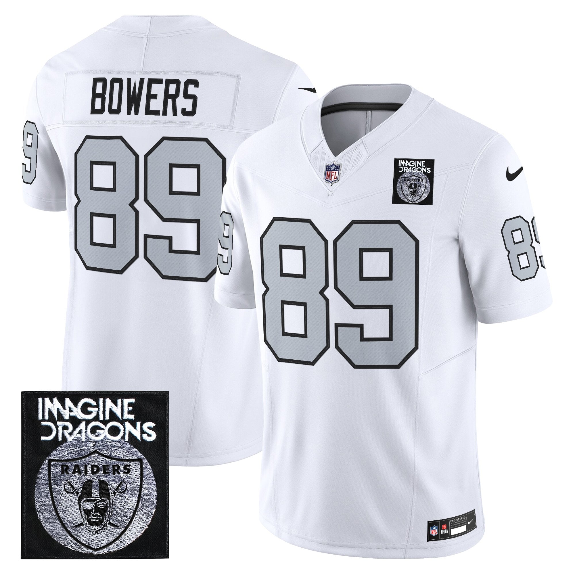 Men's Imagine Dragons x Las Vegas Raiders Vapor Limited Jersey - All Stitched
