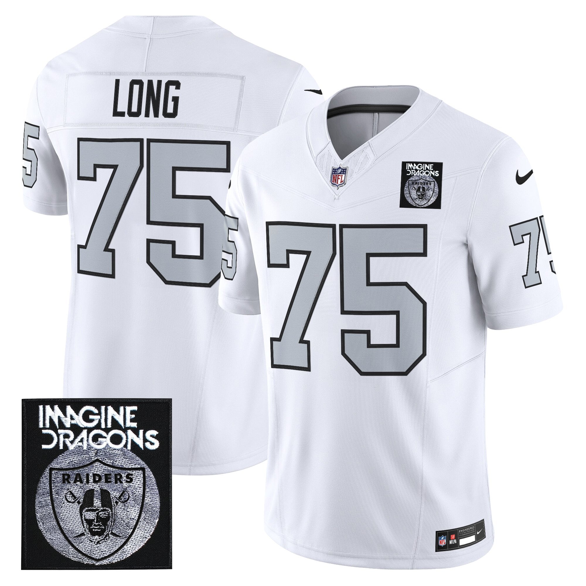 Men's Imagine Dragons x Las Vegas Raiders Vapor Limited Jersey - All Stitched