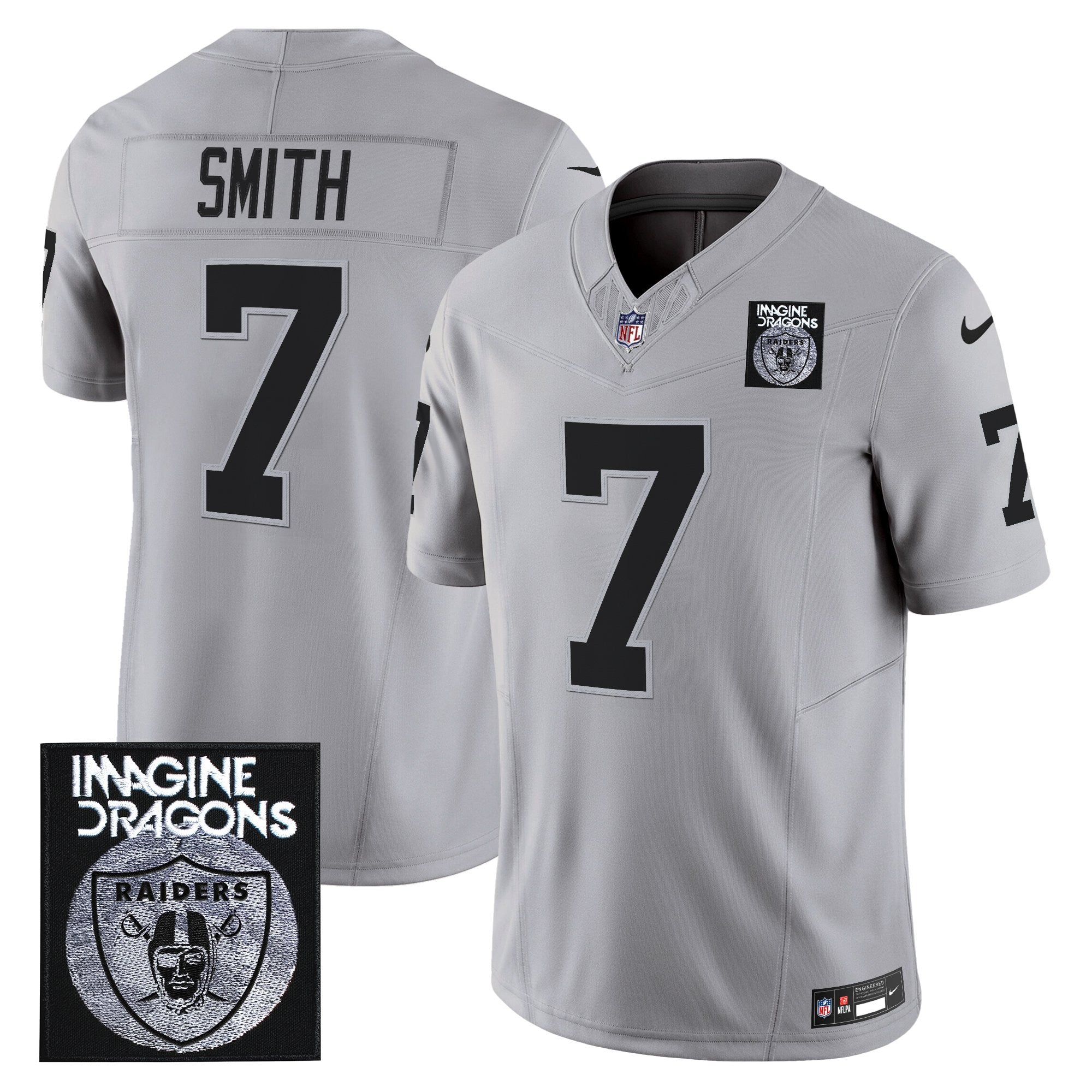 Men's Imagine Dragons x Las Vegas Raiders Vapor Limited Jersey - All Stitched