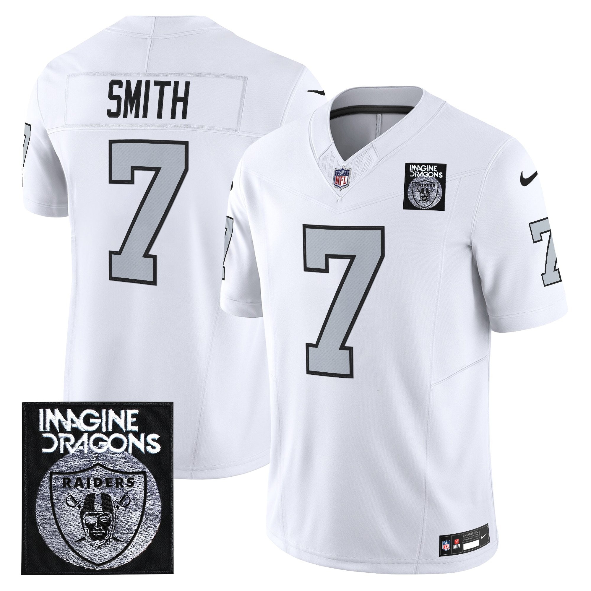 Men's Imagine Dragons x Las Vegas Raiders Vapor Limited Jersey - All Stitched