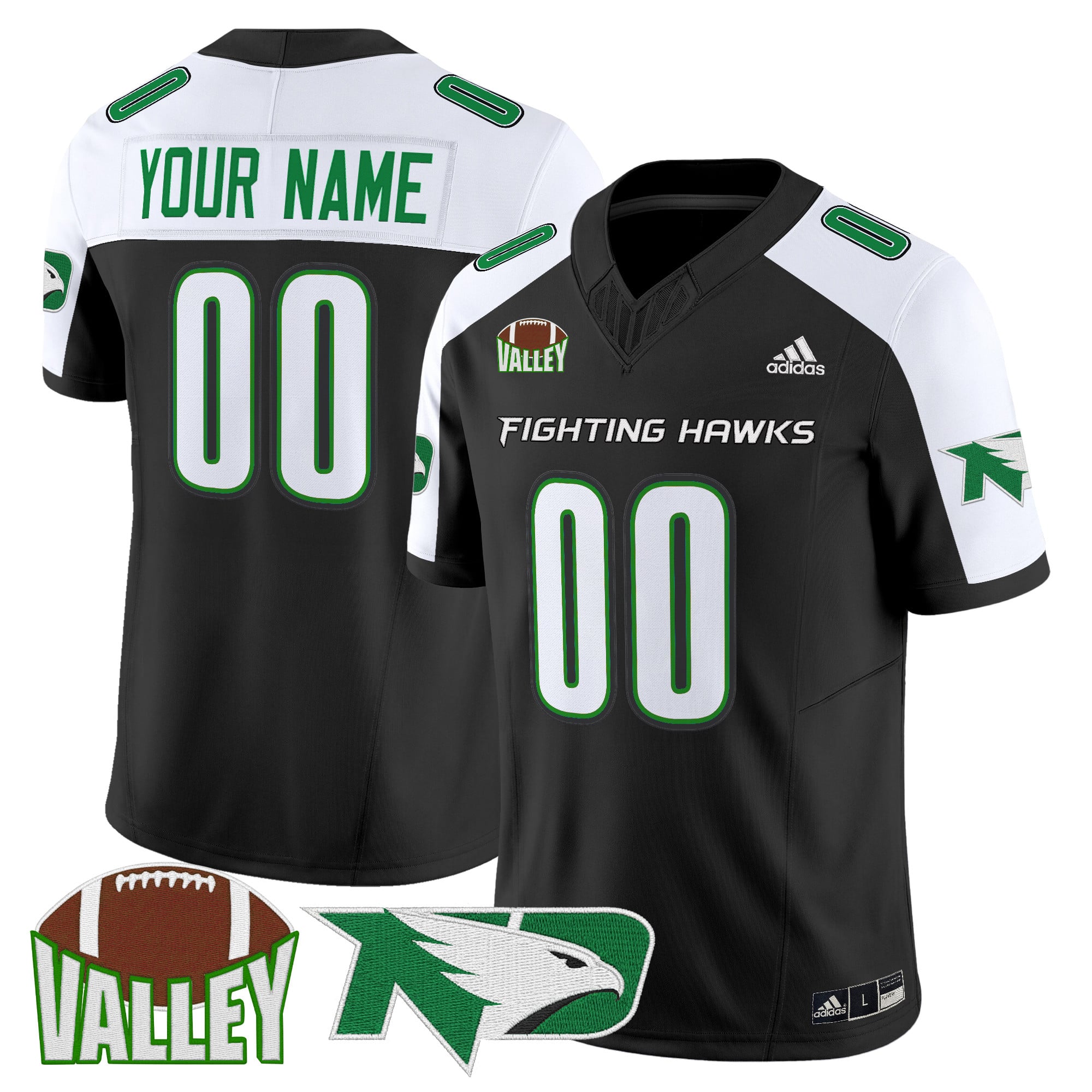 North Dakota Fighting Hawks 2025 Vapor Limited Custom Jersey - All Stitched
