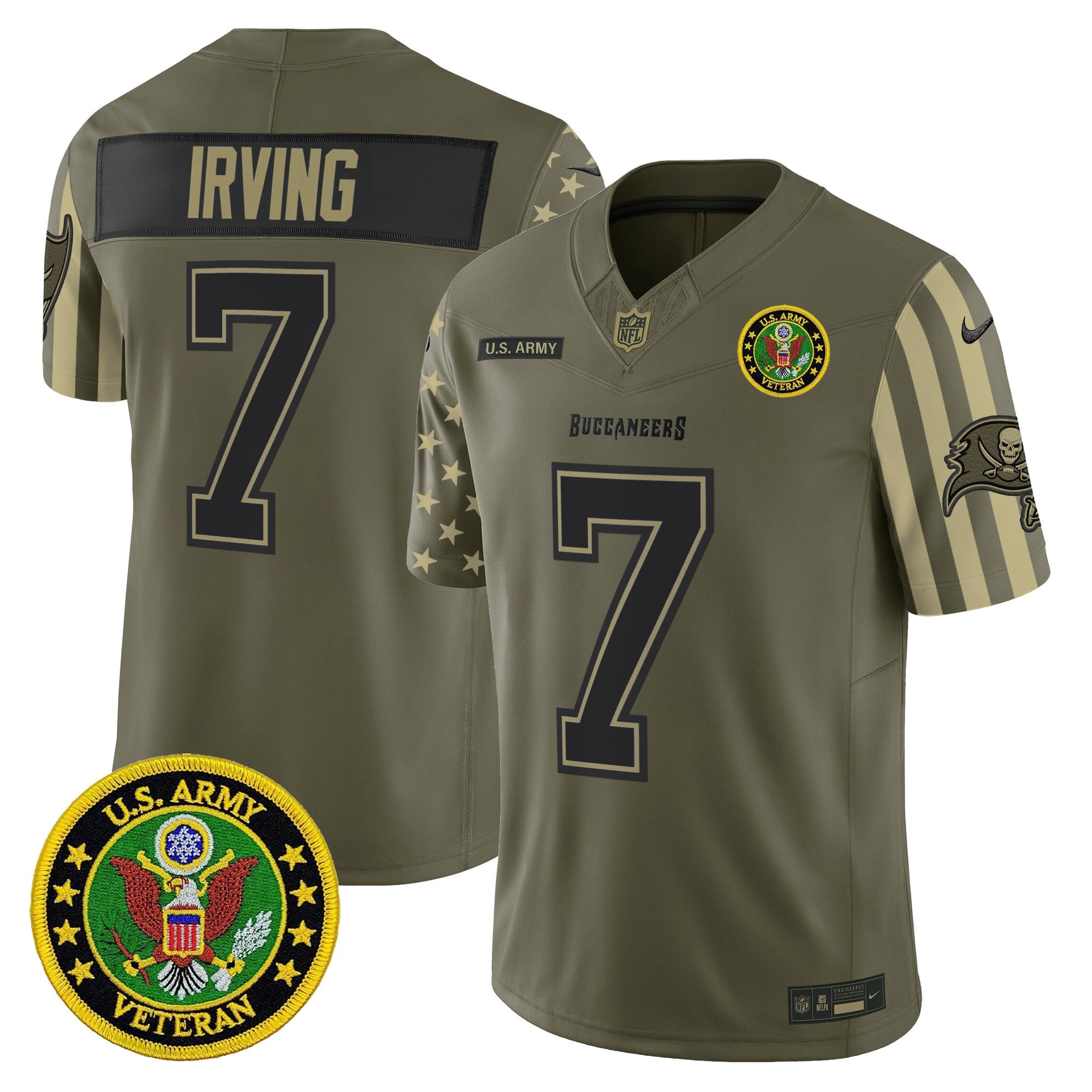 Men's Tampa Bay Buccaneers x U.S. Military Veteran Vapor Limited Jersey - All Stitched