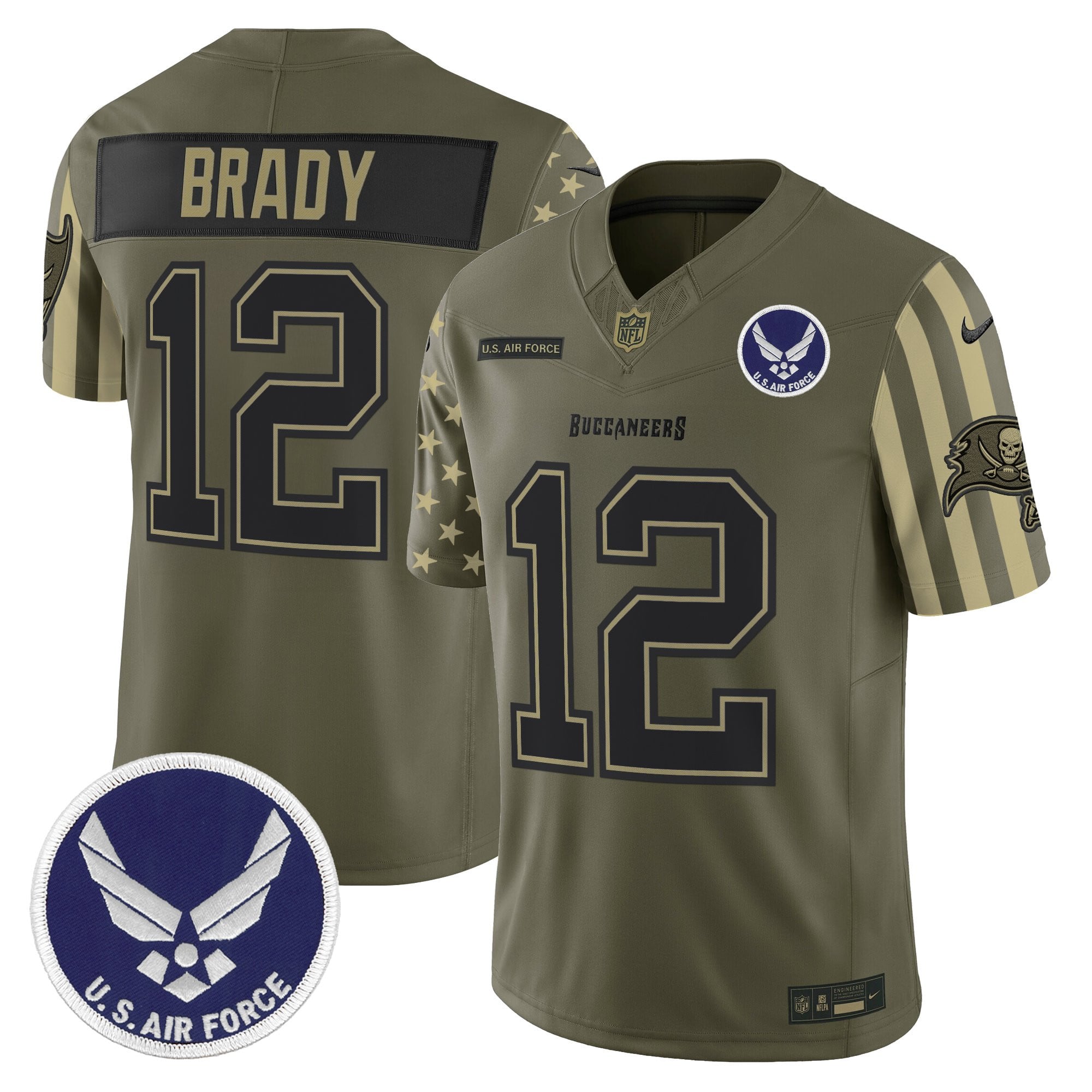 Men's Tampa Bay Buccaneers x U.S. Military Veteran Vapor Limited Jersey - All Stitched