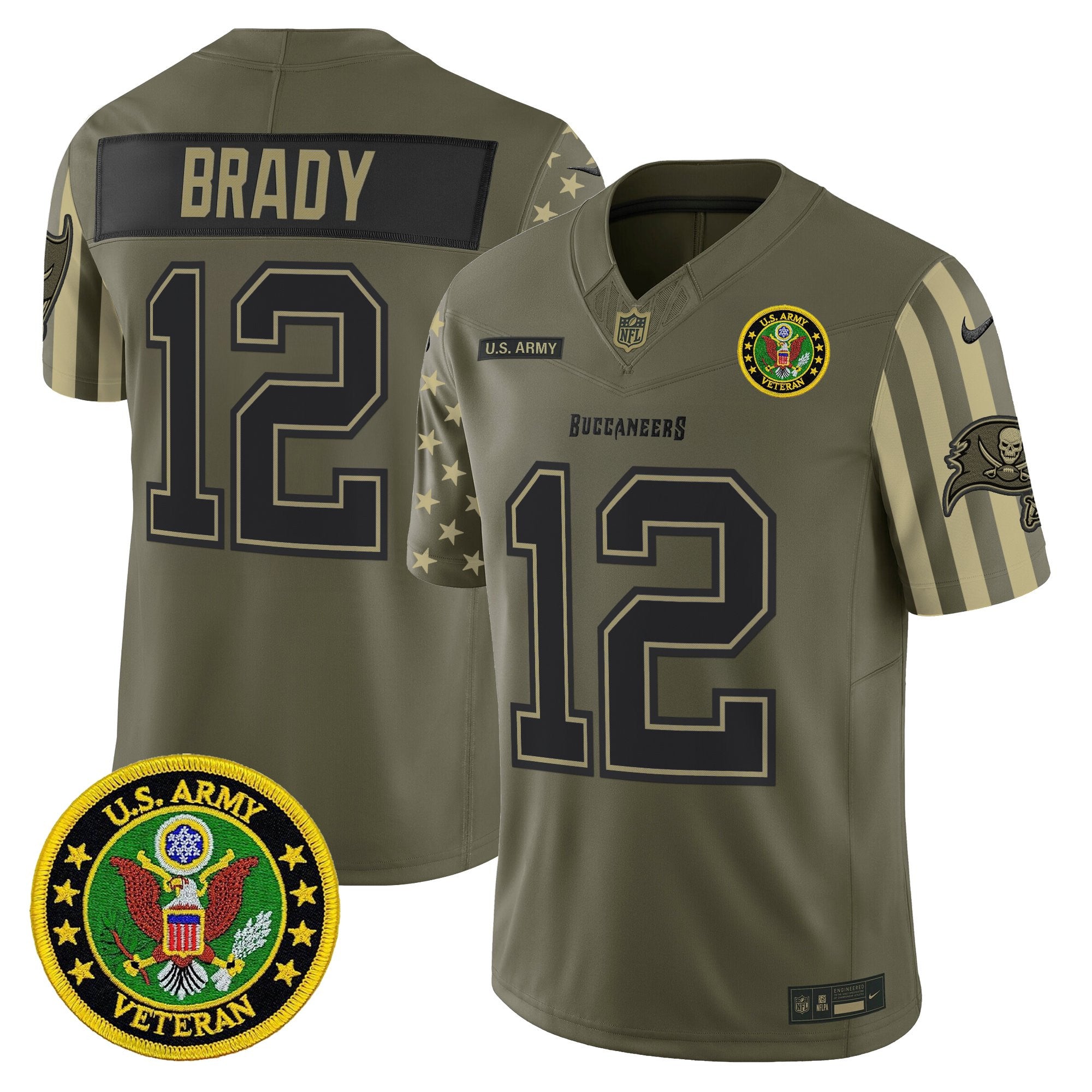Men's Tampa Bay Buccaneers x U.S. Military Veteran Vapor Limited Jersey - All Stitched