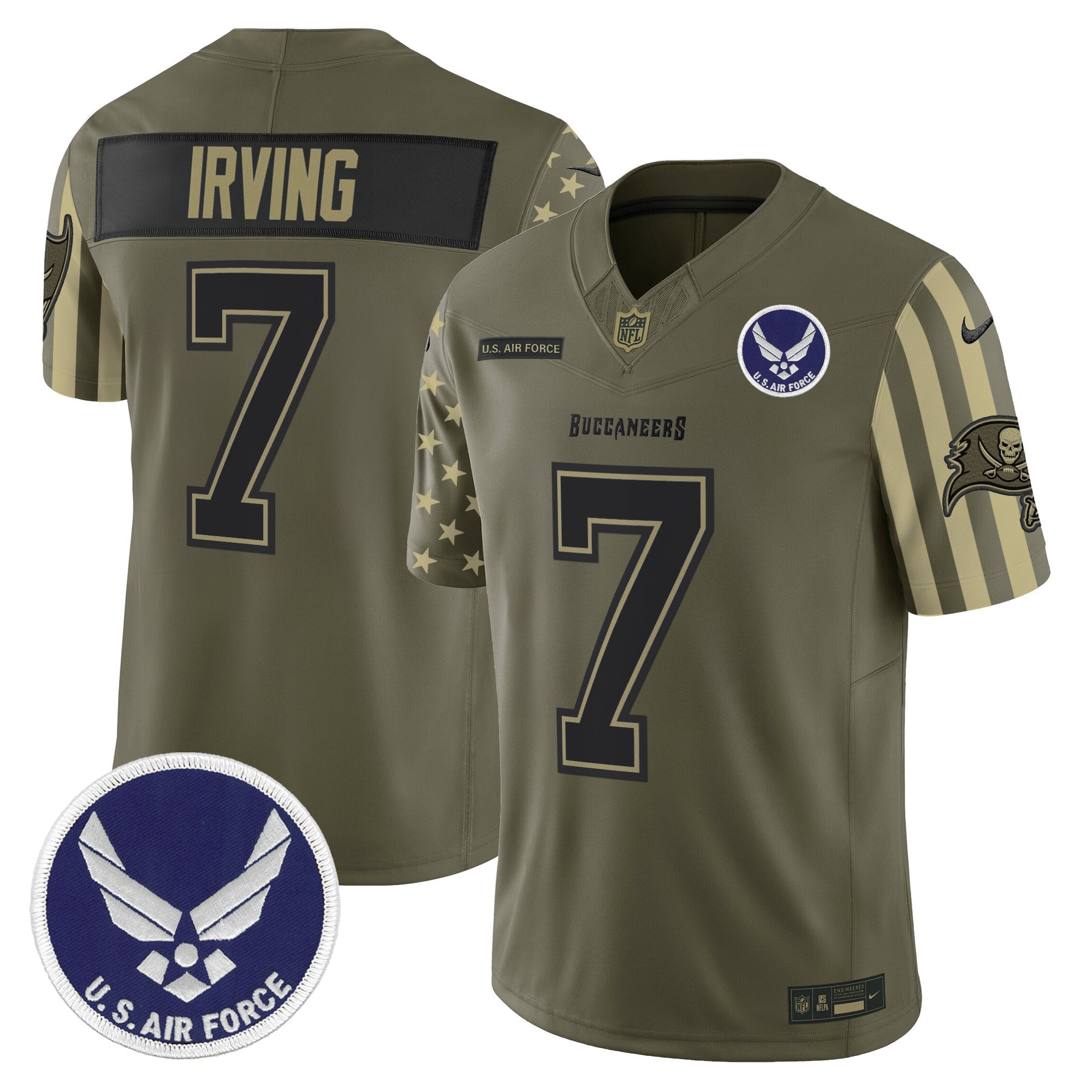 Men's Tampa Bay Buccaneers x U.S. Military Veteran Vapor Limited Jersey - All Stitched