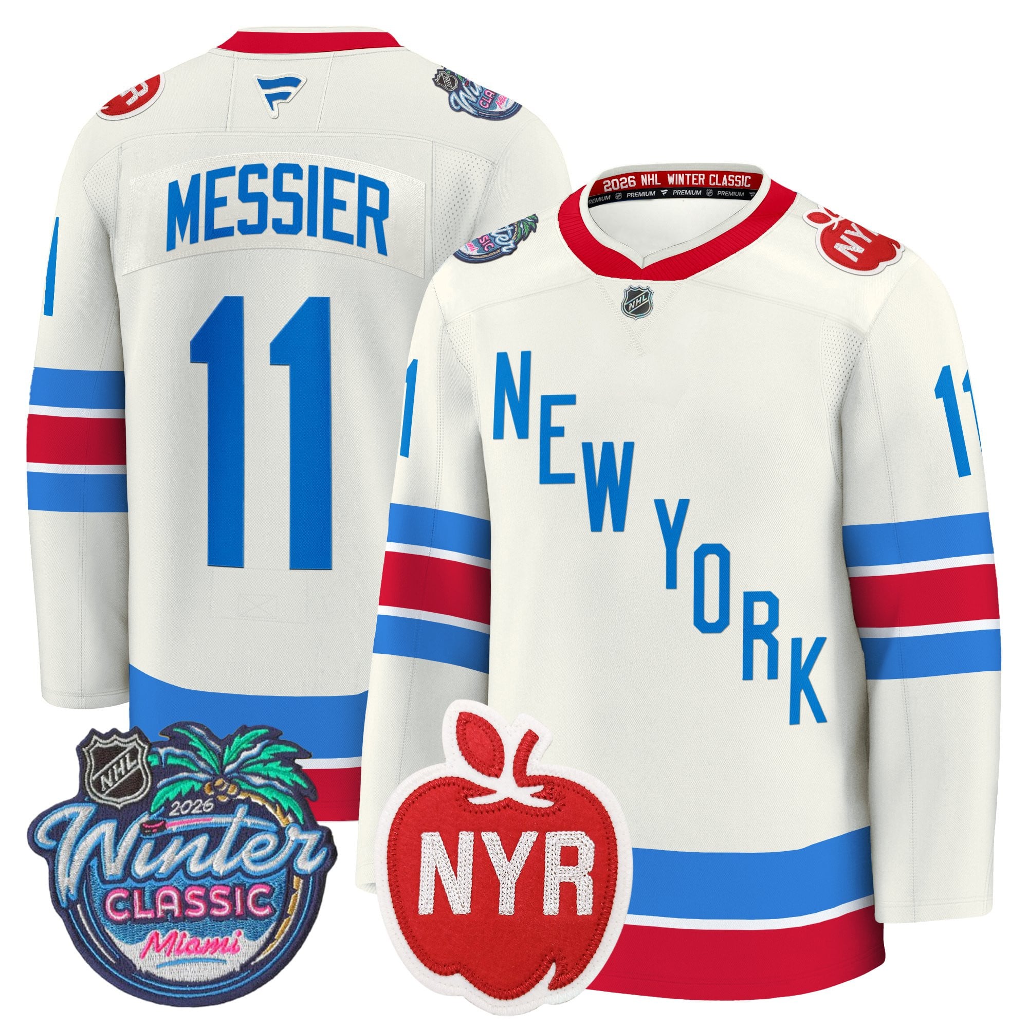 New York Rangers 2026 Winter Classic Premium Jersey - All Stitched