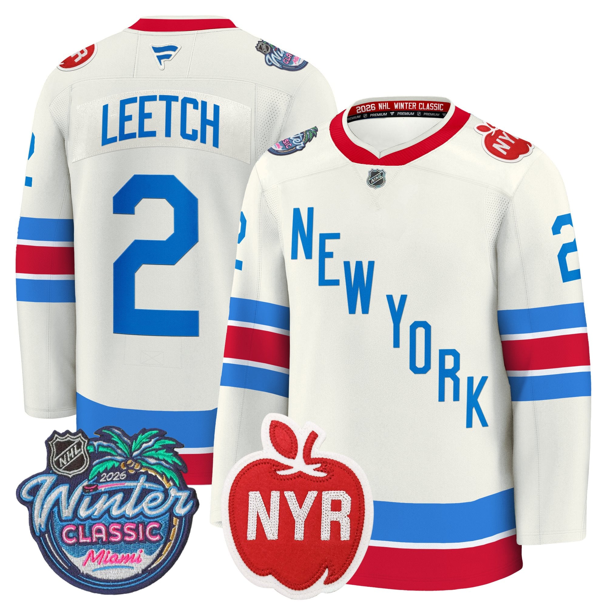 New York Rangers 2026 Winter Classic Premium Jersey - All Stitched