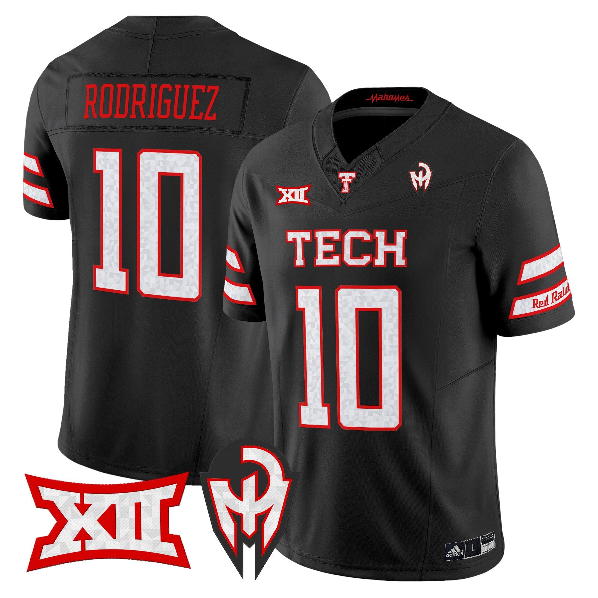 Men's Texas Tech Red Raiders 'Too Cold' Vapor Limited Jersey - Mahomes Collection - All Stitched