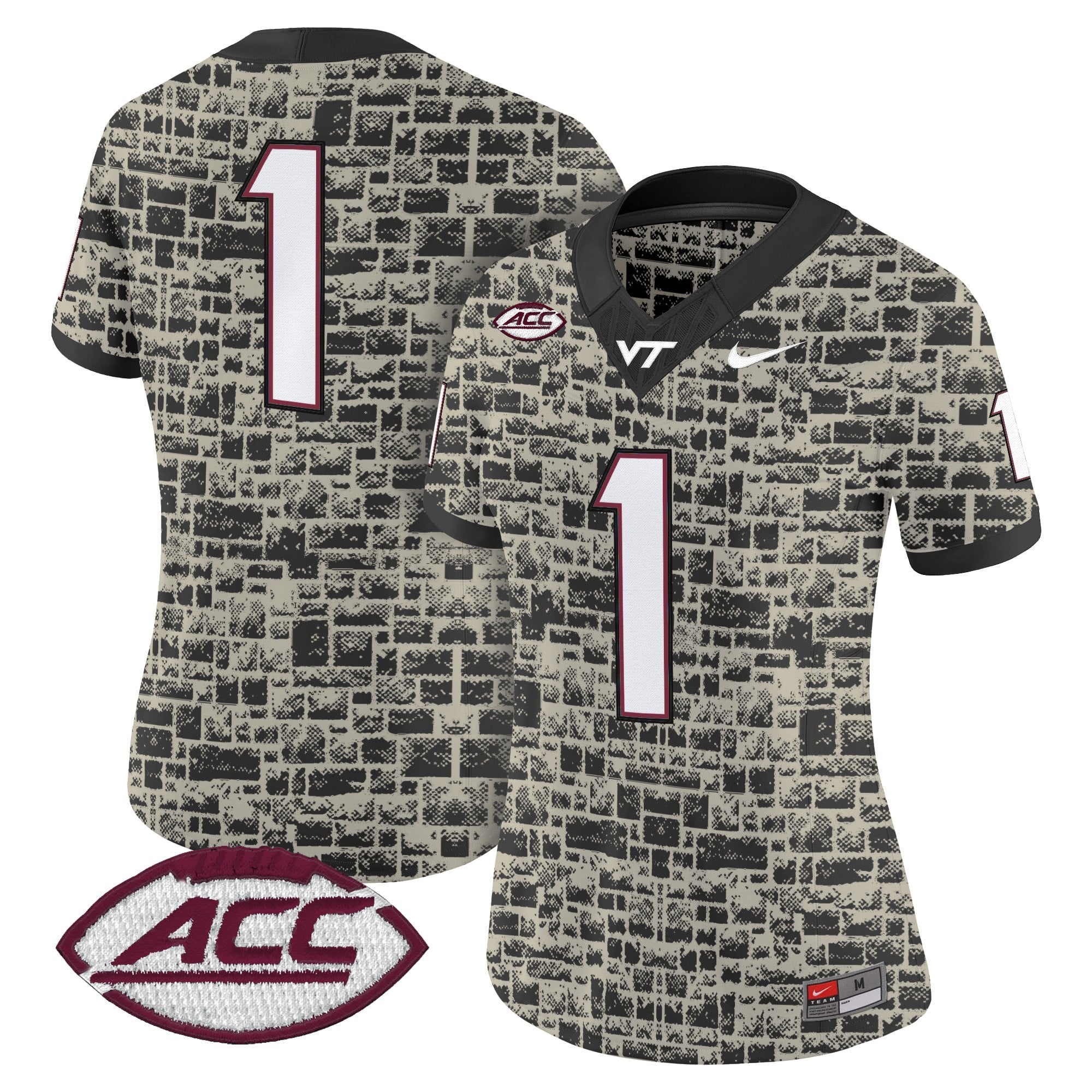 Virginia Tech Hokies 2025 Stone Vapor Limited Jersey - Stitched