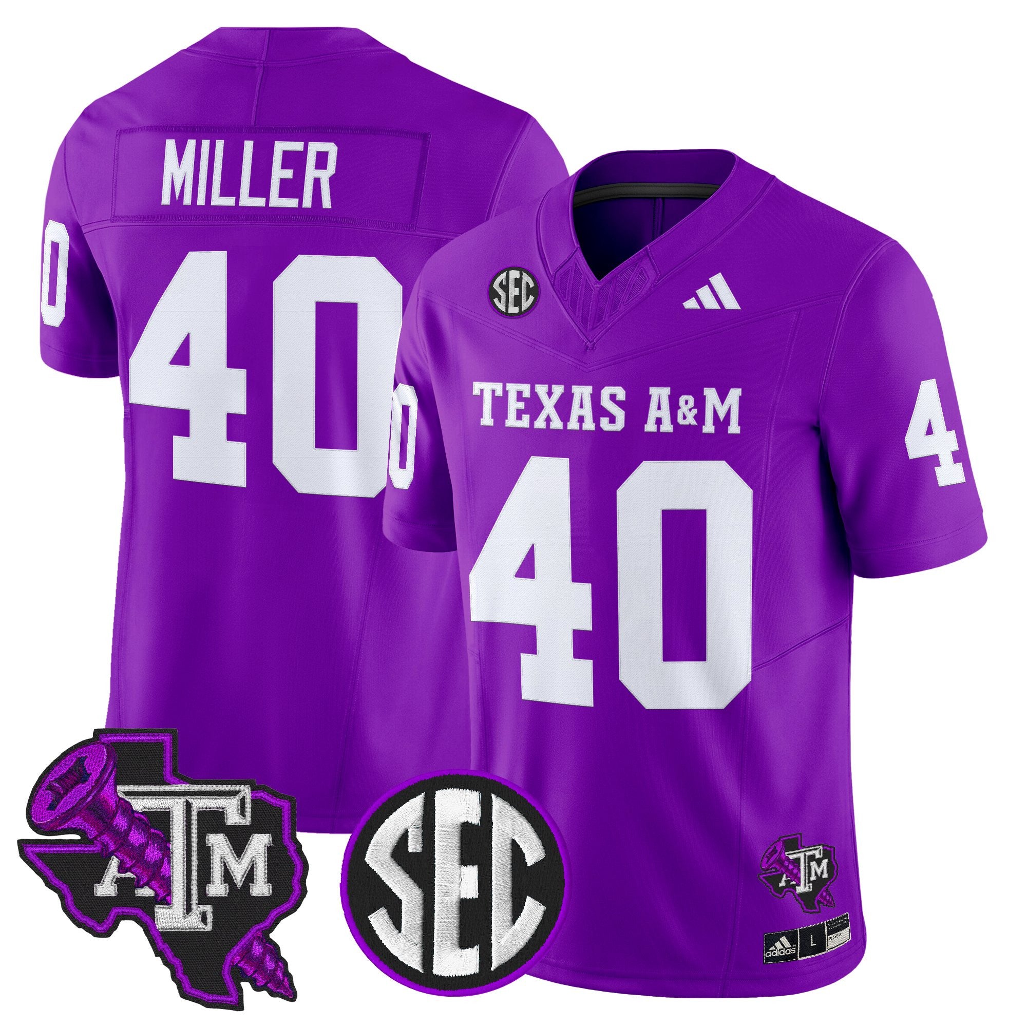 Men's Texas A&M Aggies DJ Screw Vapor Limited Jersey - All Stitched