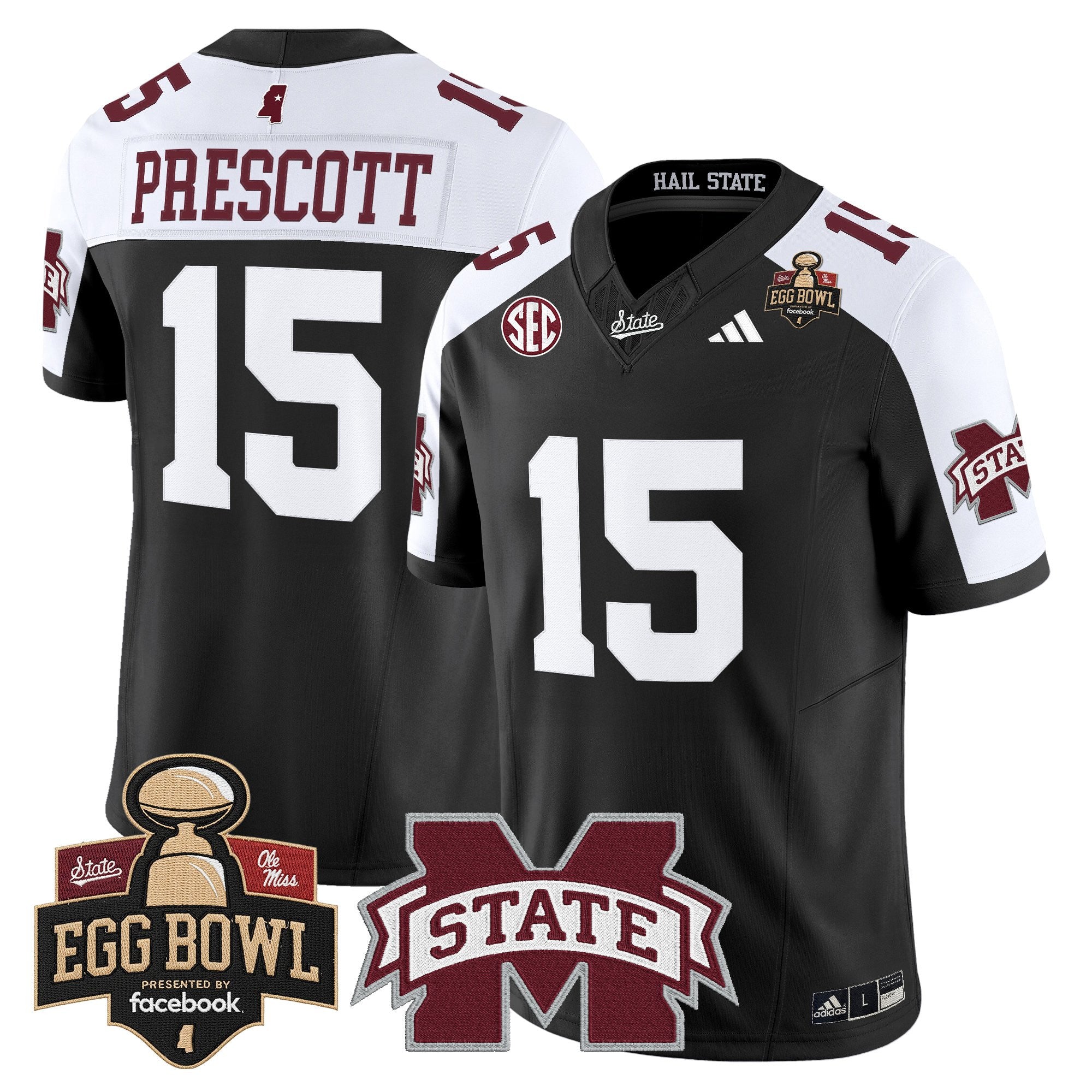 Men's Mississippi State Bulldogs 2025 Egg Bowl Vapor Limited Jersey - All Stitched