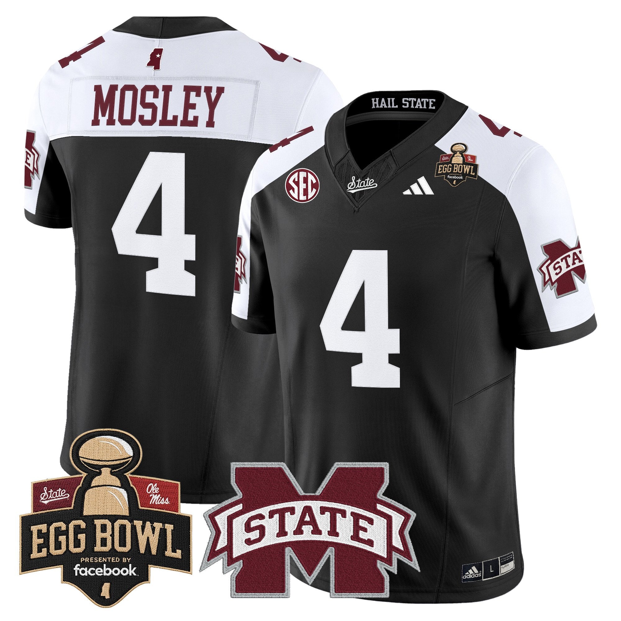 Men's Mississippi State Bulldogs 2025 Egg Bowl Vapor Limited Jersey - All Stitched