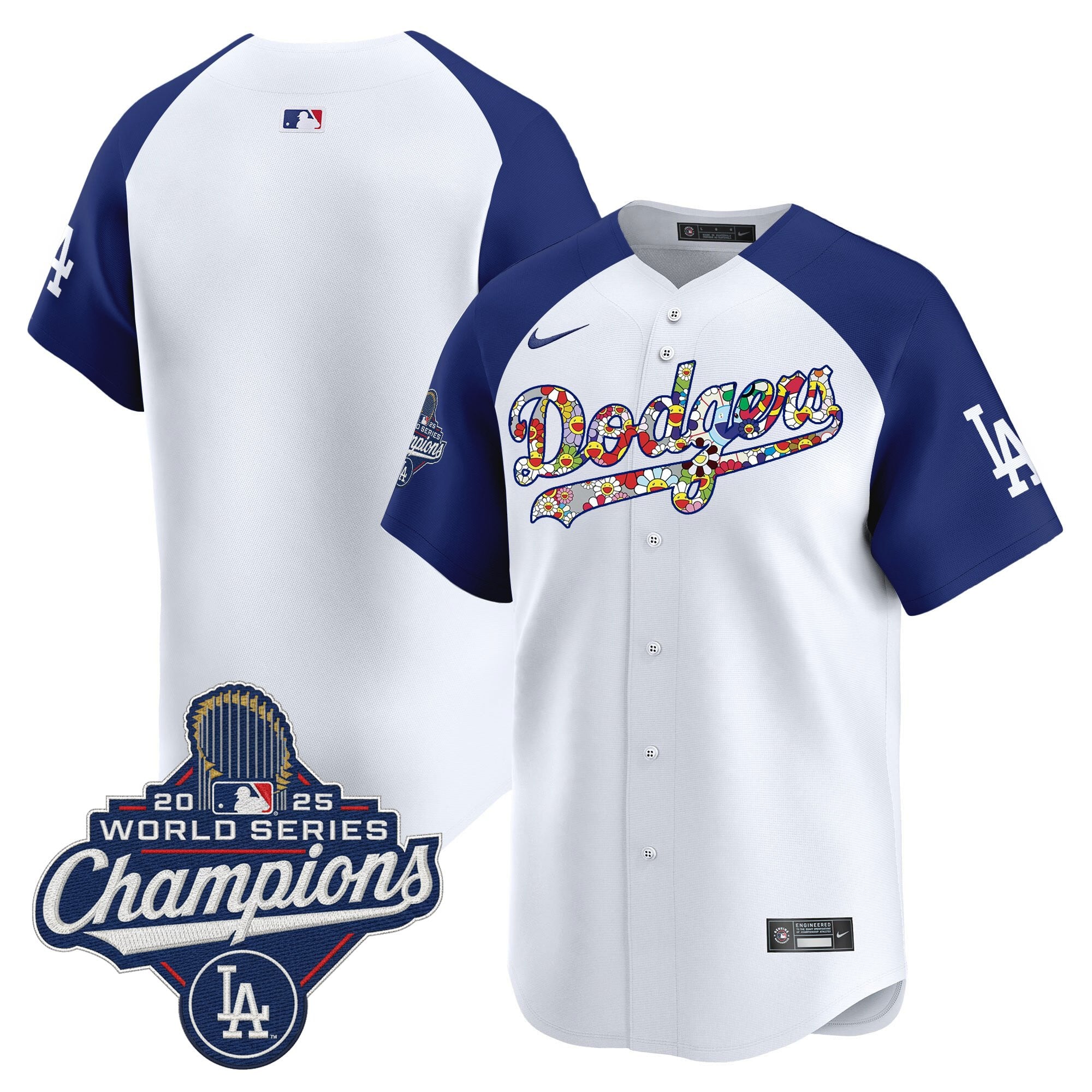 Men's Dodgers 2025 World Series Champions x Takashi Murakami Vapor Premier Limited Jersey - Stitched