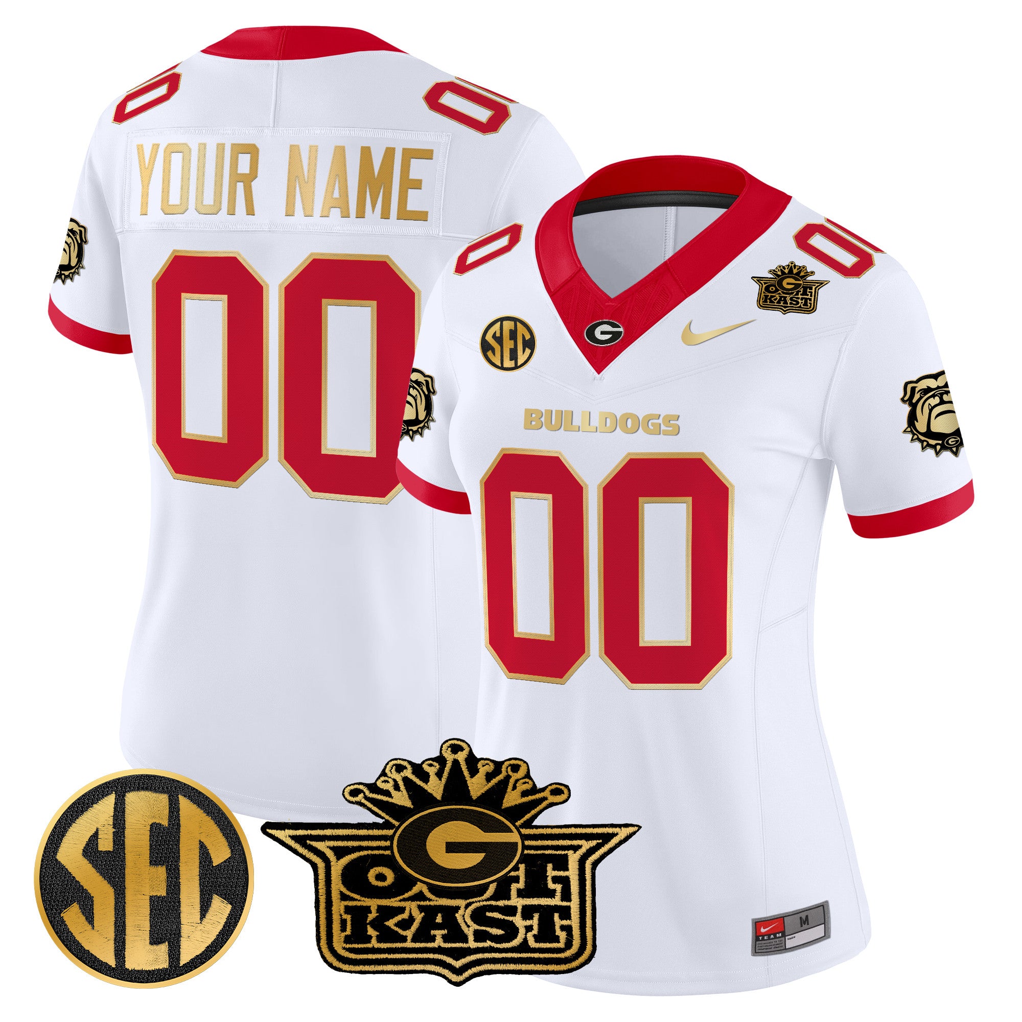 Outkast x Georgia Bulldogs Vapor Limited Custom Jersey - All stitched