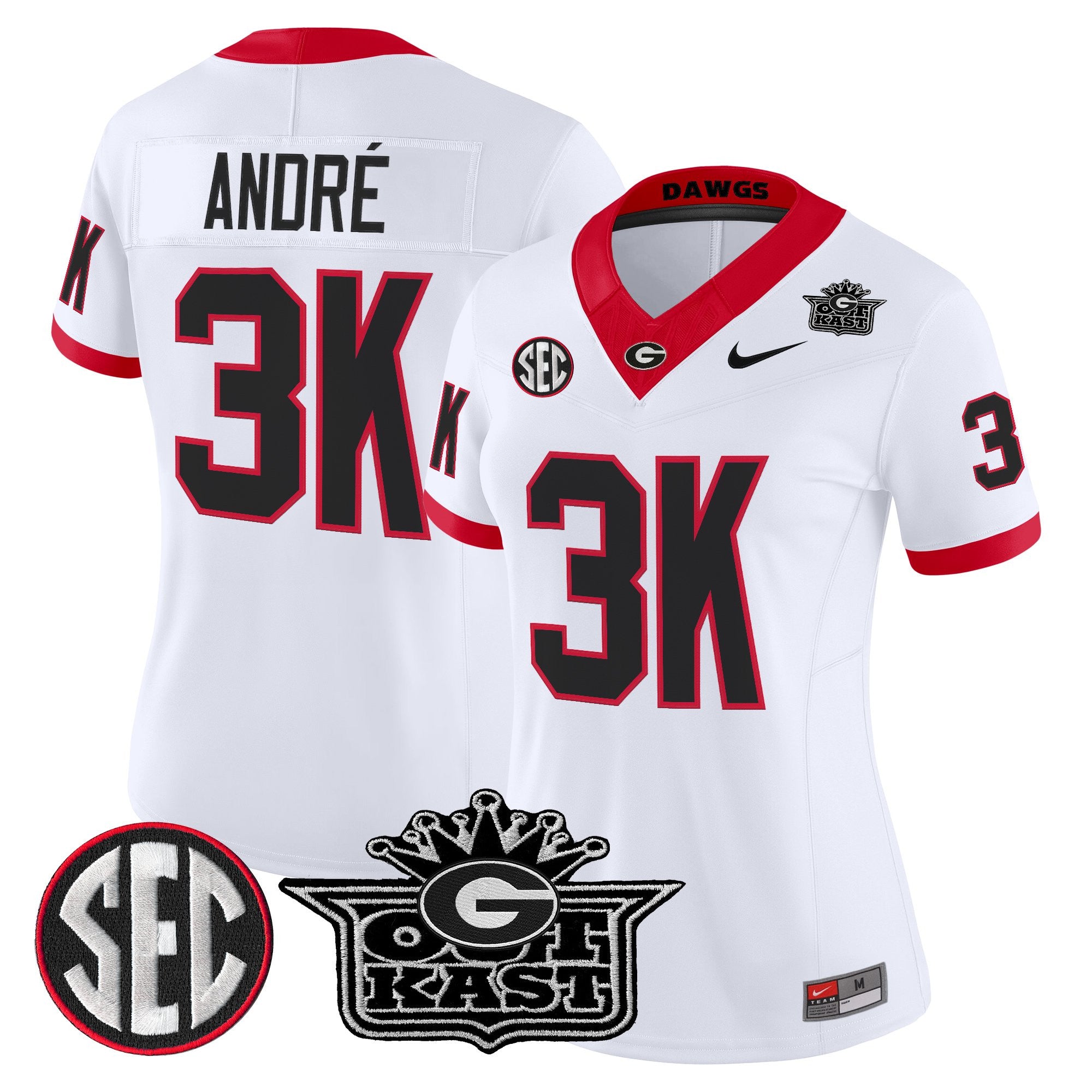 Women's Outkast x Georgia Bulldogs Vapor Limited Jersey - All stitched