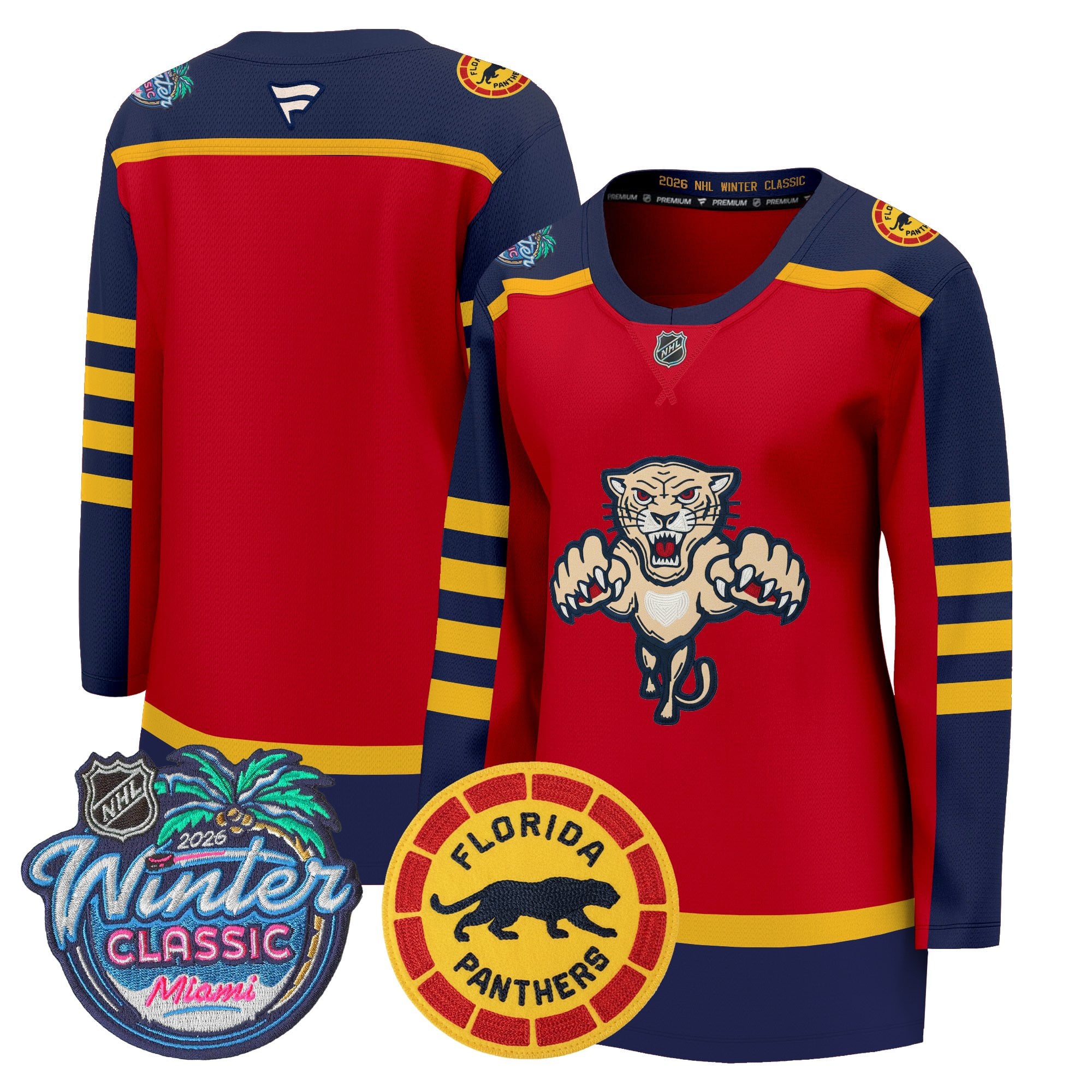 Florida Panthers 2026 Winter Classic Premium Jersey - All Stitched