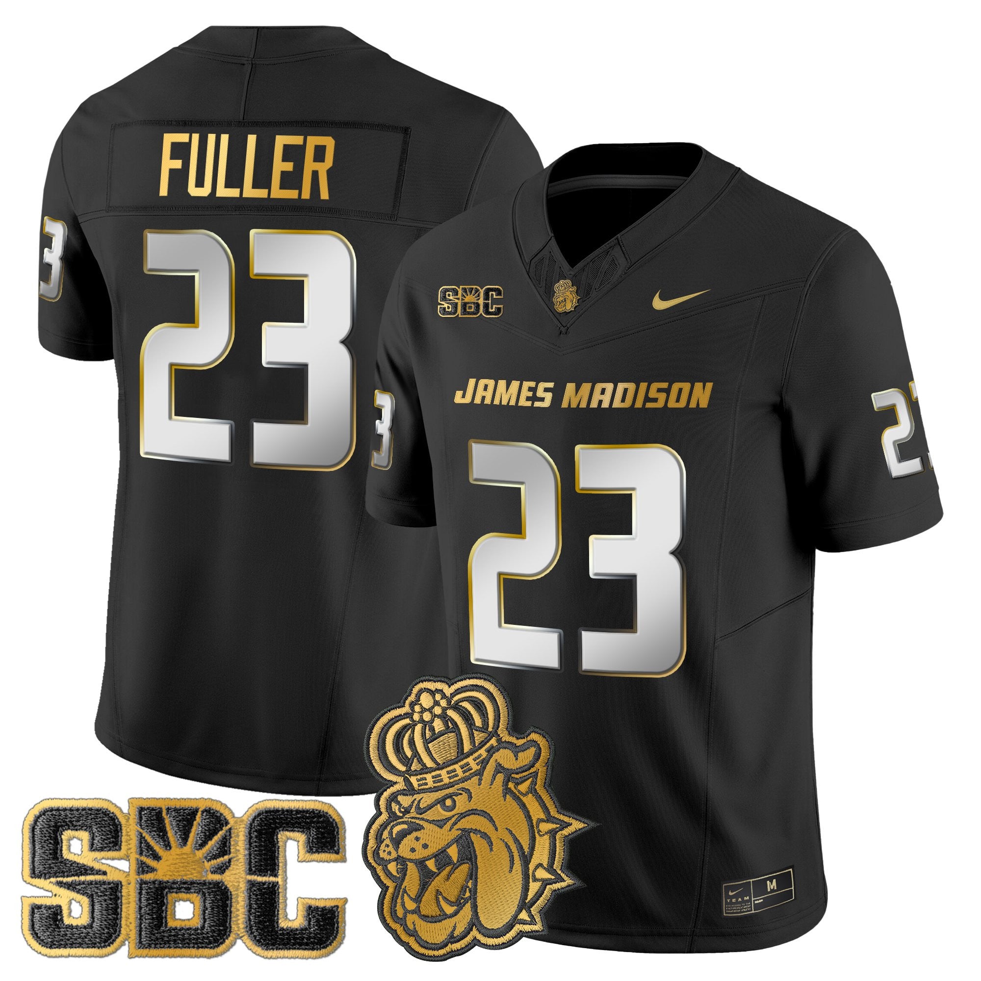 Men's James Madison Dukes 2025 Gold Vapor Limited Jersey - All Stitched